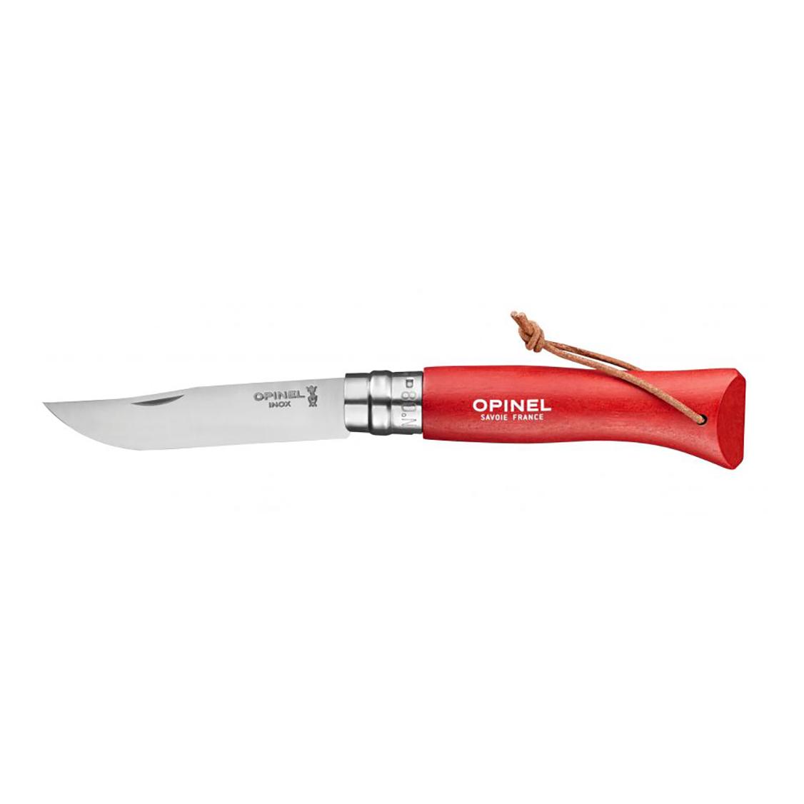 Opinel 8 Vri Baroudeur Rouge 