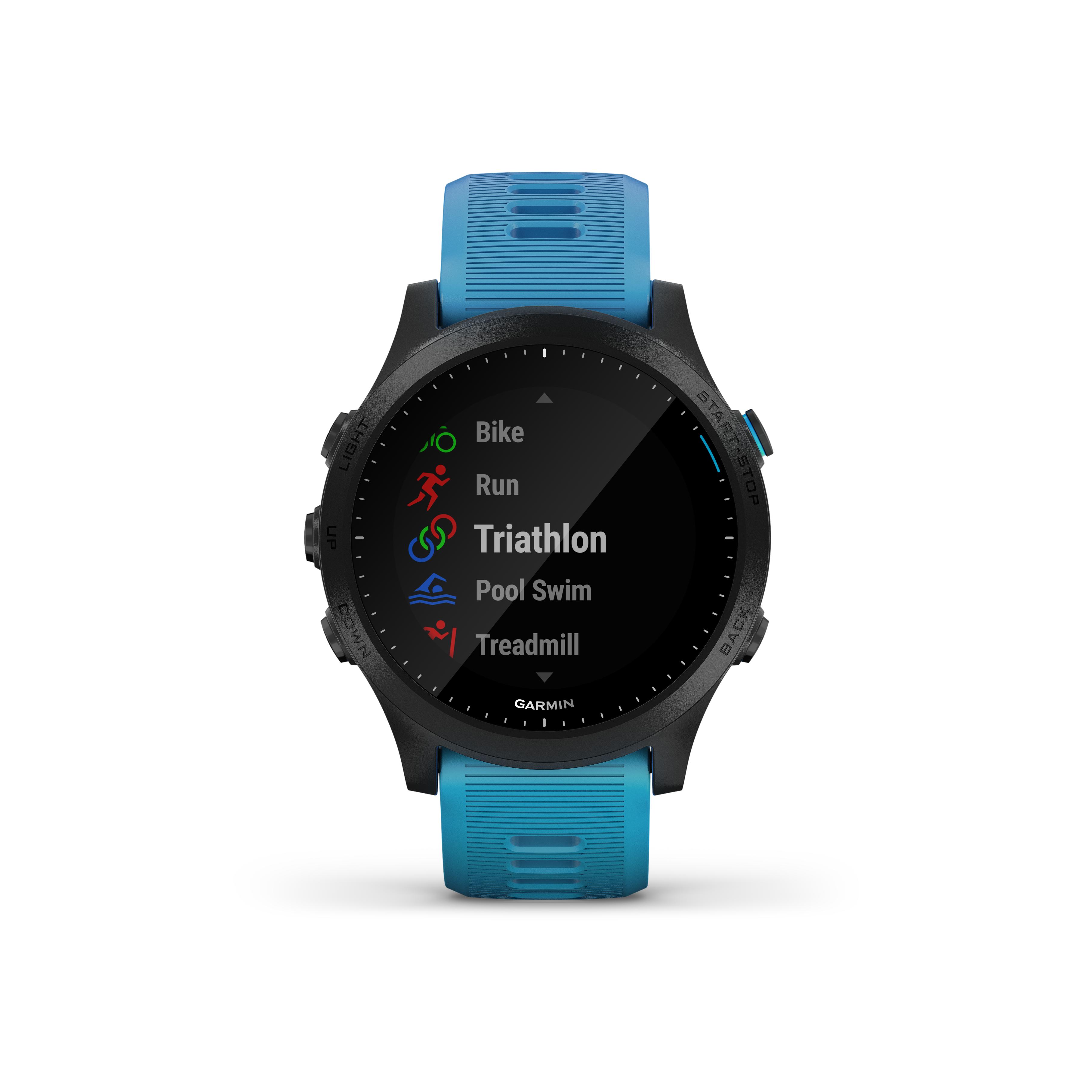 garmin watch blue strap