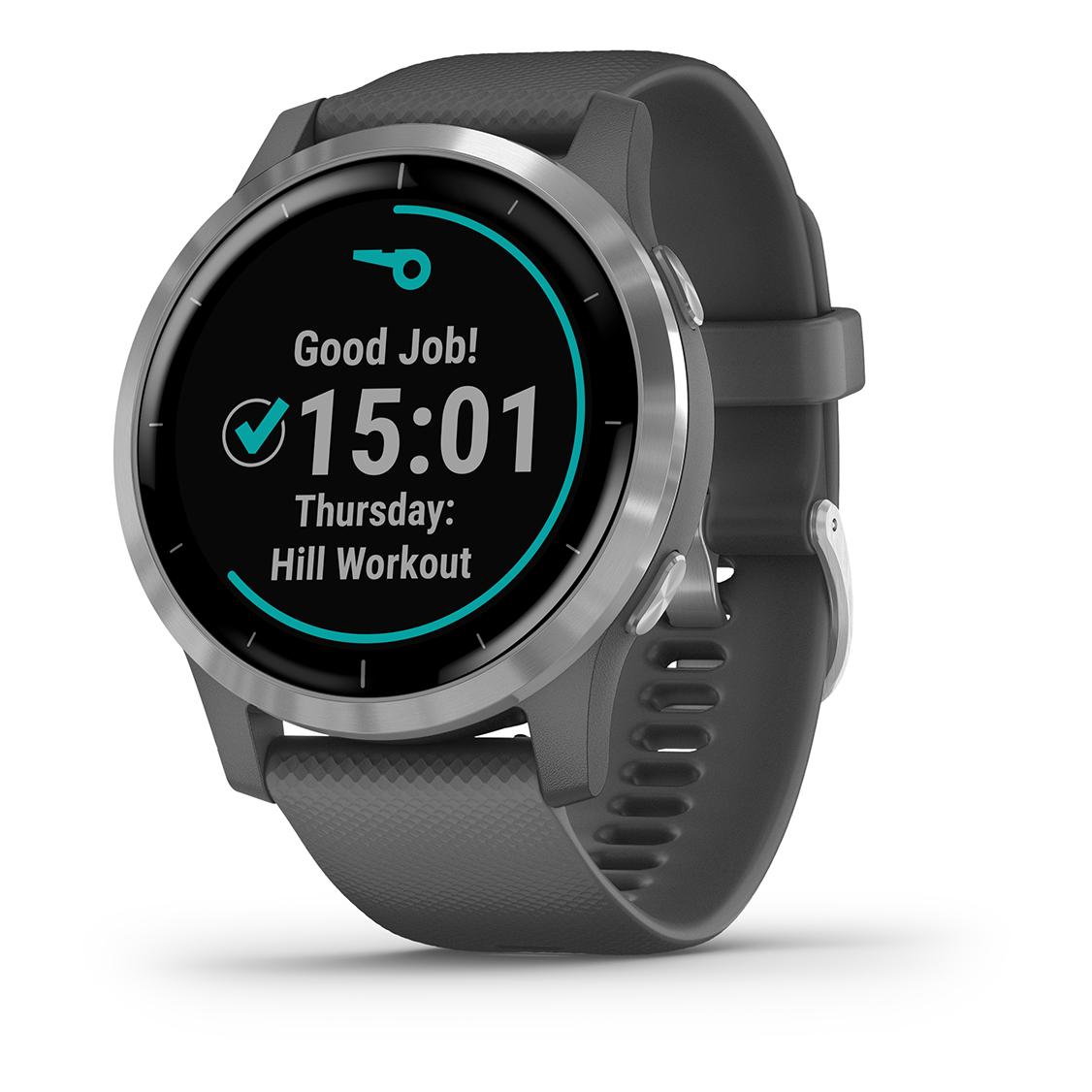 Garmin Vivoactive 4 Silver Grey Gris 