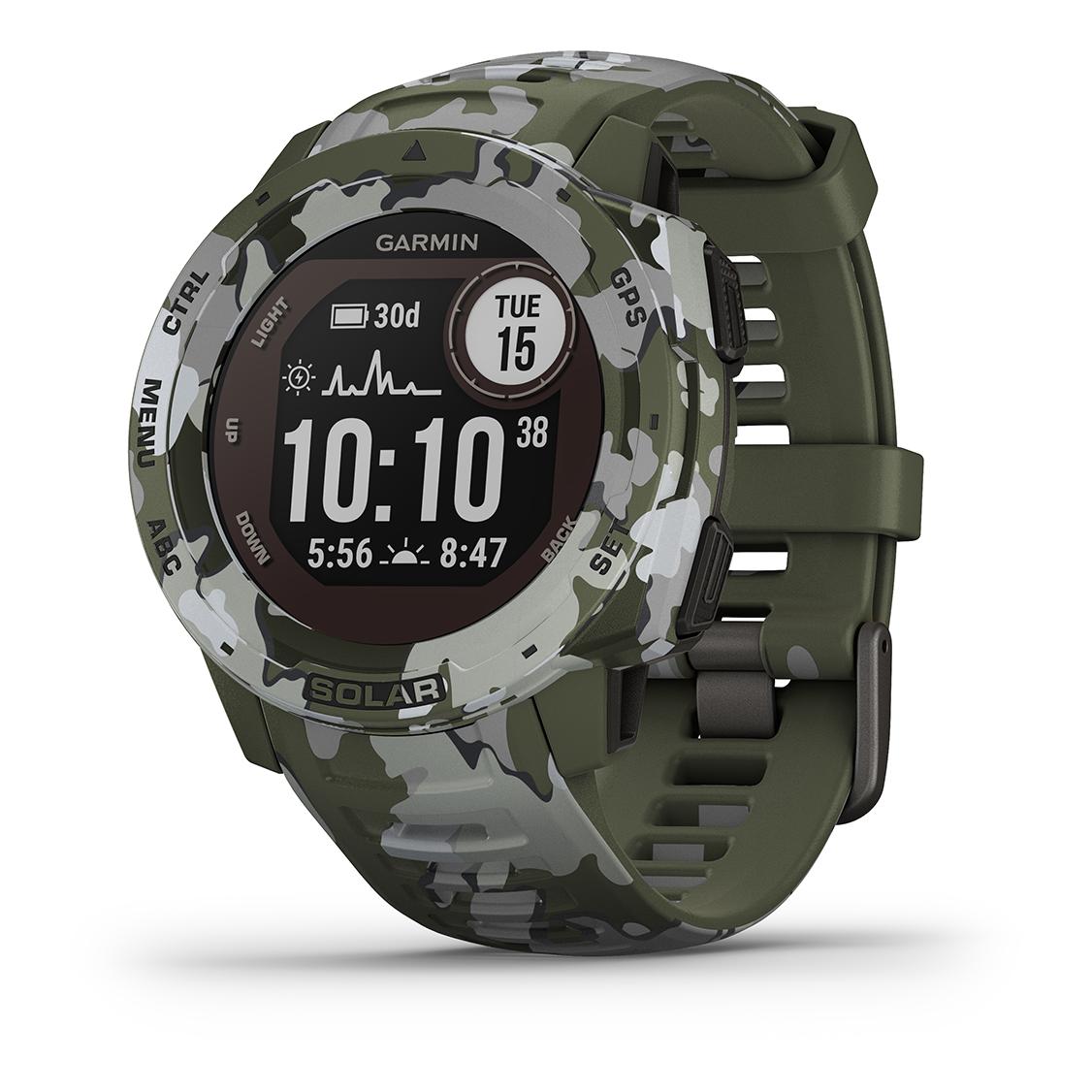 Garmin Instinct Solar Camo Edition Vert militaire 