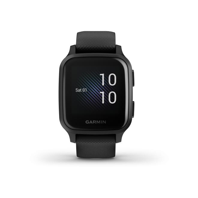 Garmin Venu Sq Music Black Slate Bracelet black Noir