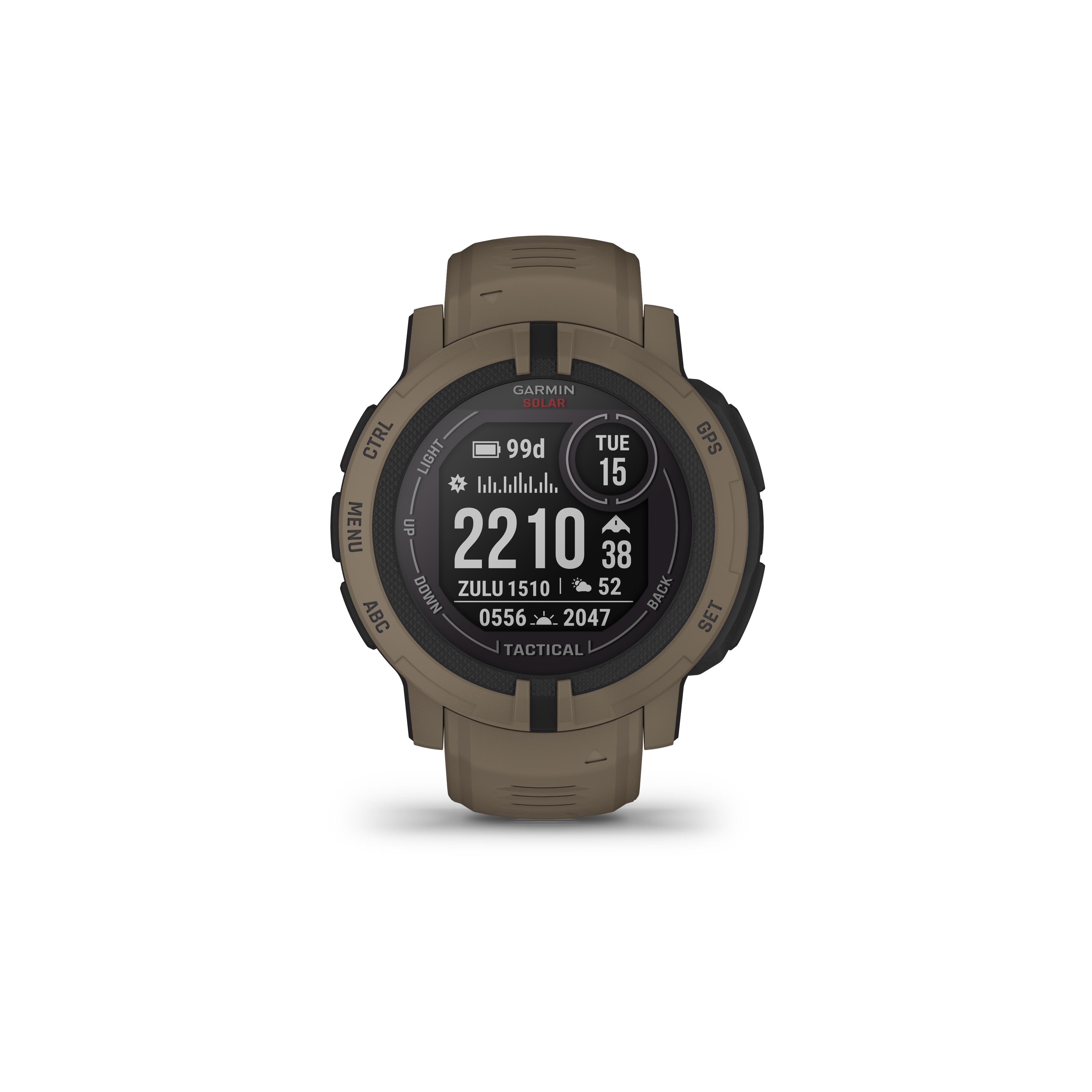 Garmin Instinct 2 Solar Tactical Edition Coyote Sable 