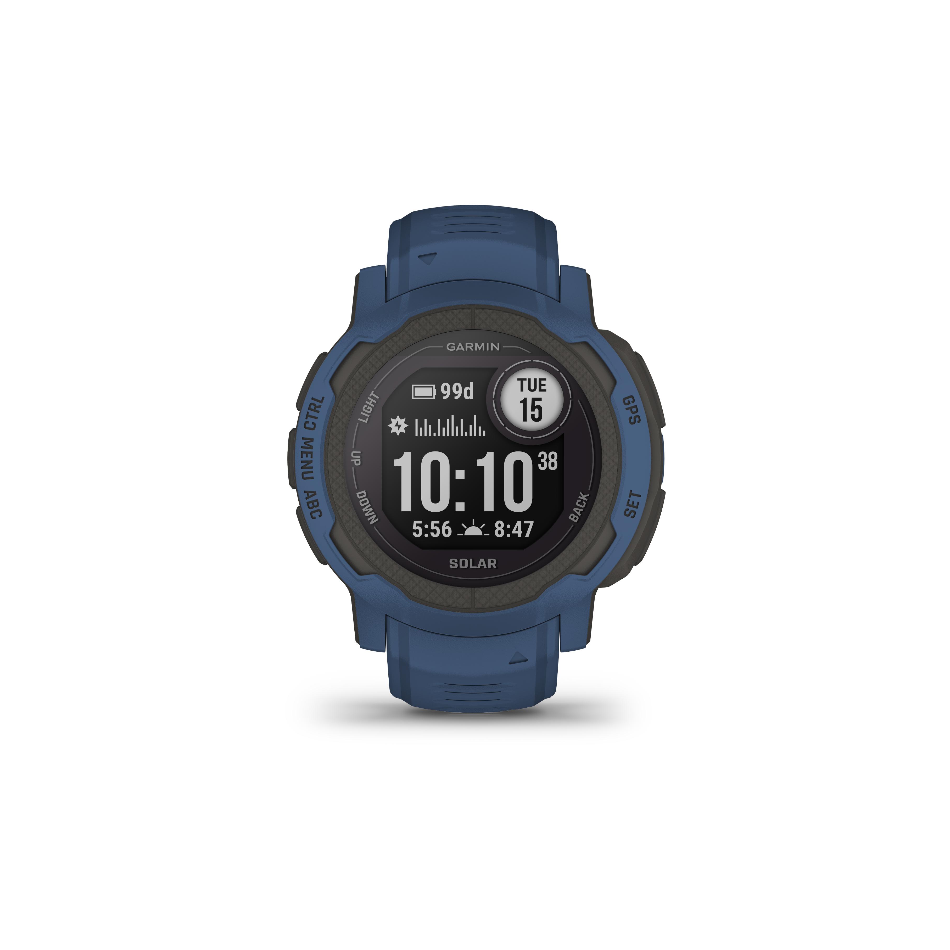 Garmin Instinct 2 Solar Bleue Bleu 
