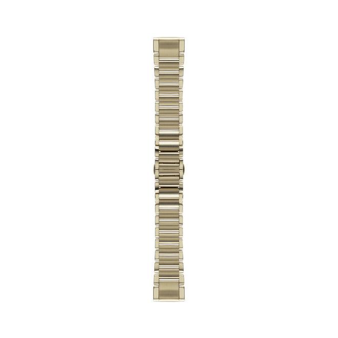 Garmin Bracelet Fénix 5S Acier inoxydable champagne Beige 