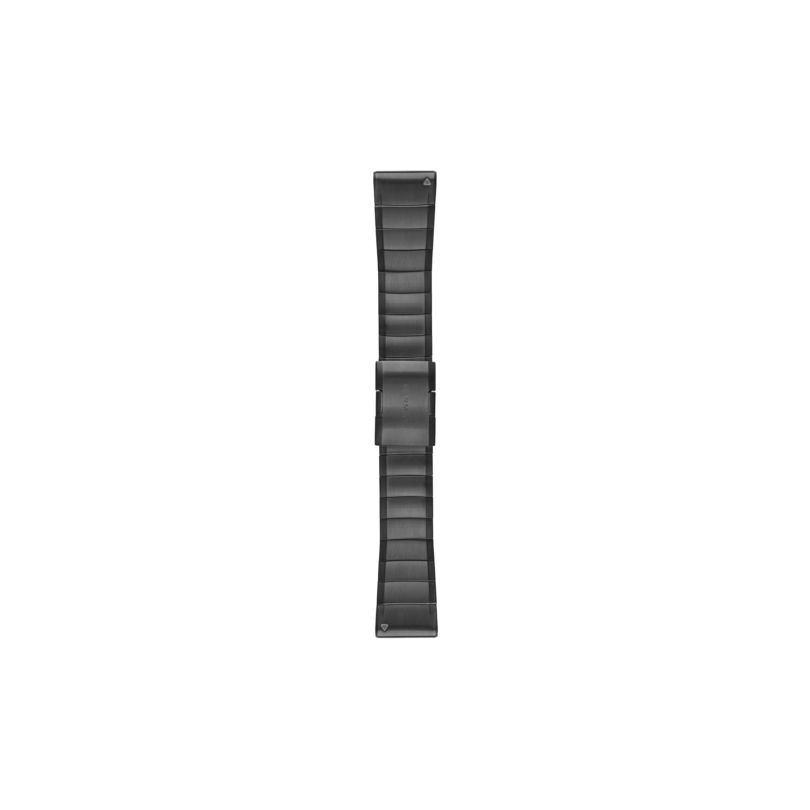 Garmin Bracelet Fénix 5X Acier inoxydable gris Argent 