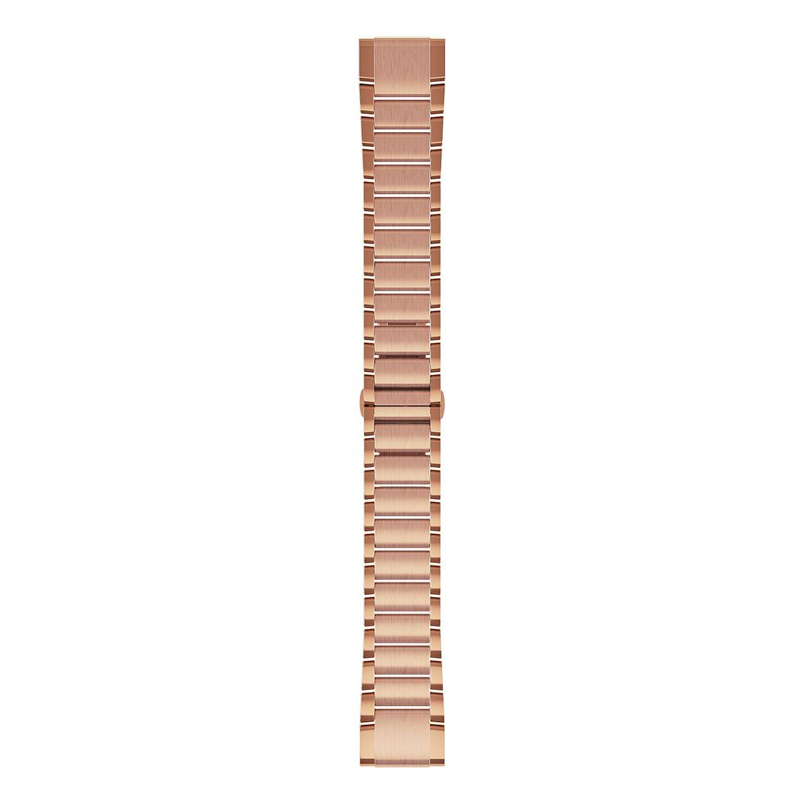 Garmin Bracelet en acier inoxydable cuivre QuickFit 20mm Fénix 5S / 5S Plus Cuivre 