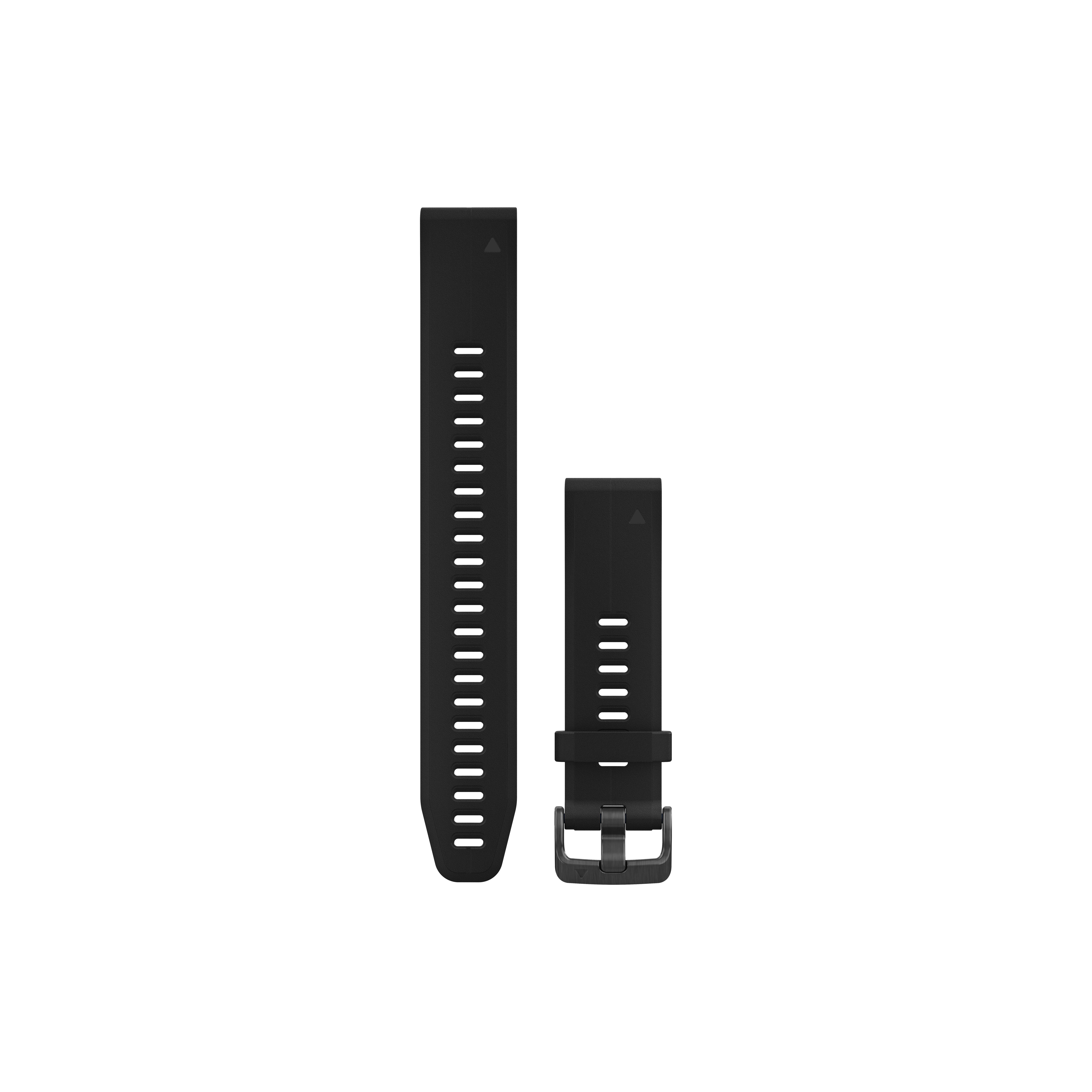 Garmin Bracelet Silicone Noir Large QuickFit 20mm Fénix 5S / 5S Plus Noir 
