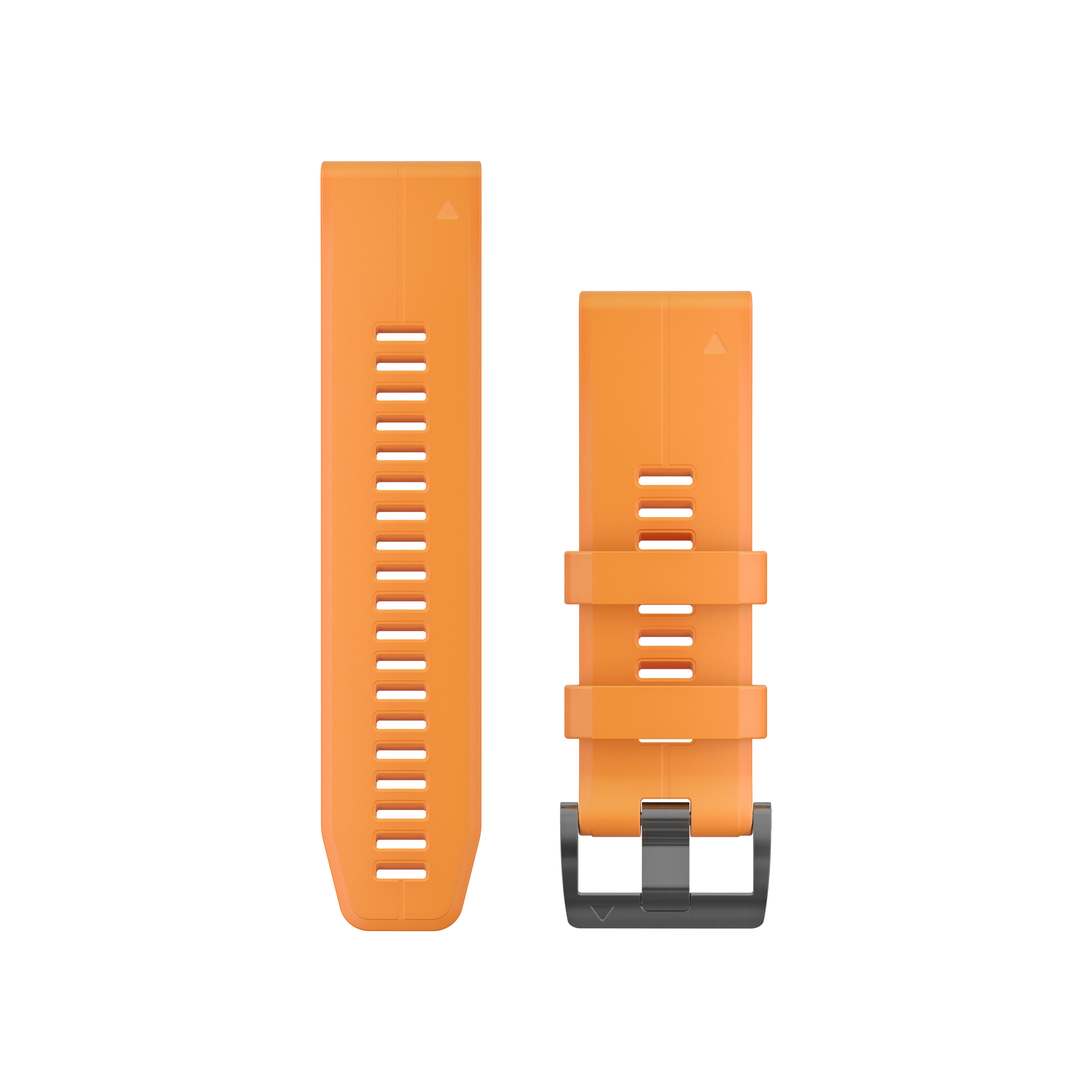 Garmin Bracelet Silicone Orange Vif QuickFit 26mm Fénix 5X / 5X Plus Orange