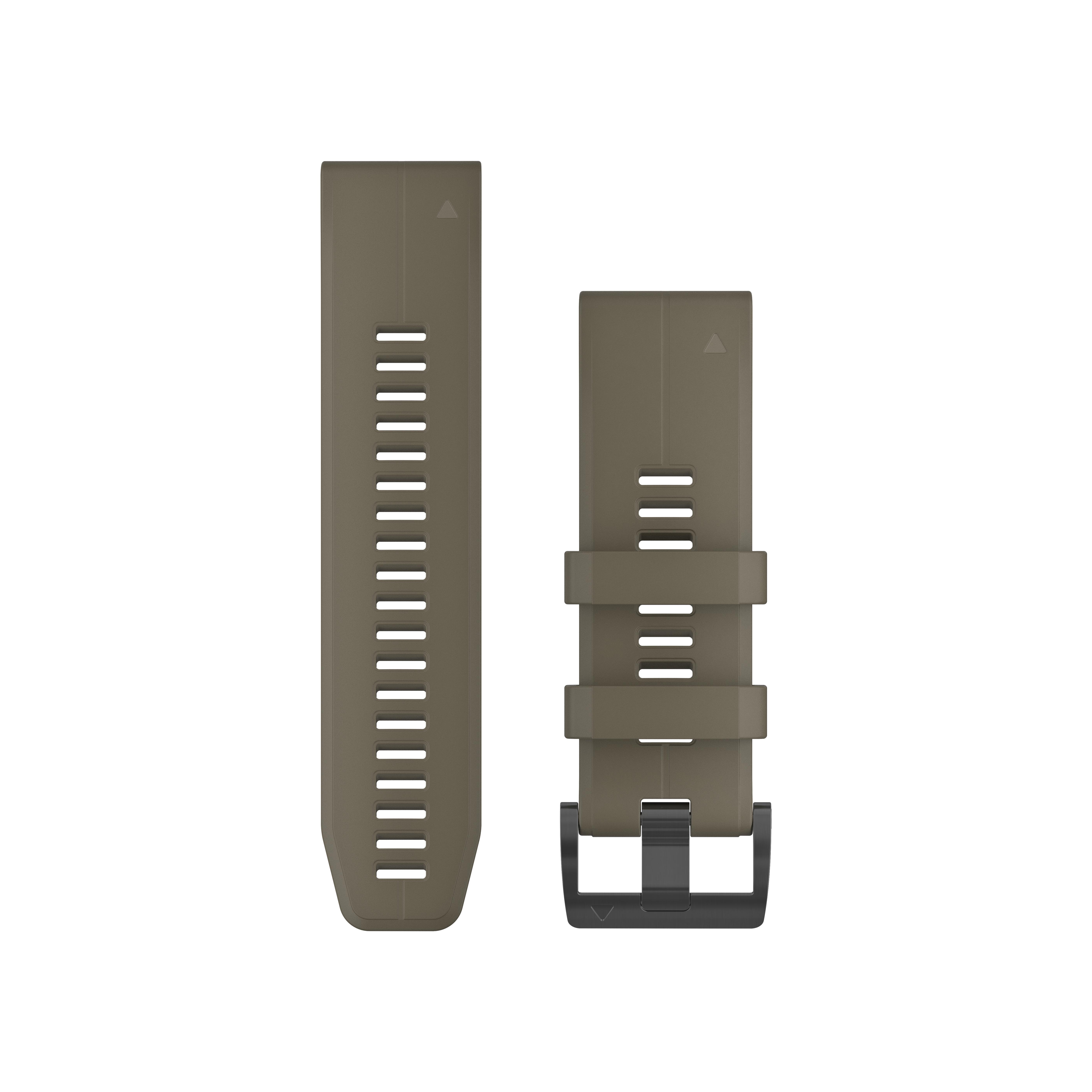 Garmin Bracelet Silicone Brun Coyote QuickFit 26mm Fénix 5X / 5X Plus Marron