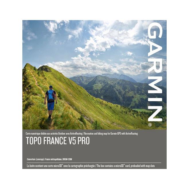 Garmin TOPO France v5 PRO, France Entière + DROM-COM