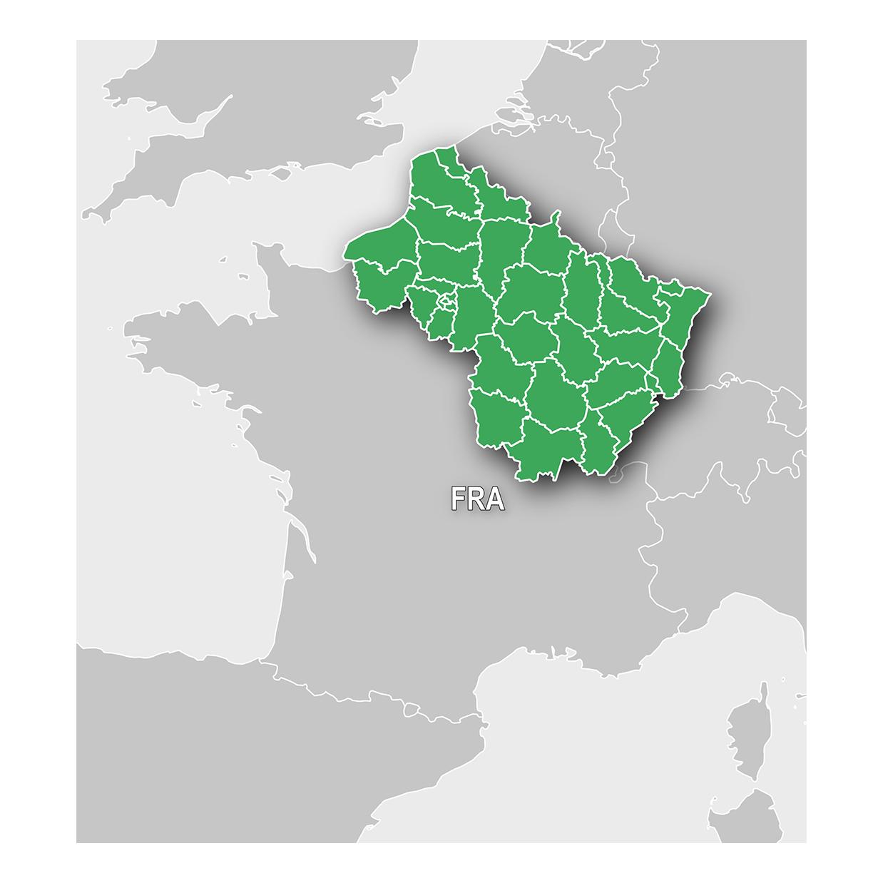 Garmin Topo France Nord Est V6 Vert 