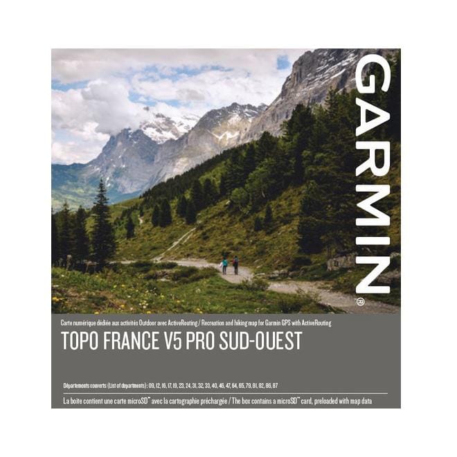 Garmin TOPO France v5 PRO Sud-Ouest