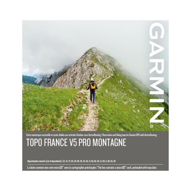 Garmin TOPO France v5 PRO Montagne 