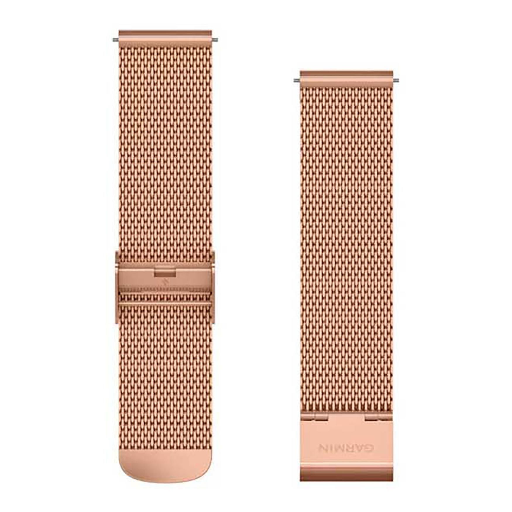 Garmin Bracelet Quick Release, 20Mm, Maille Milanaise, Rose Gold Rose 