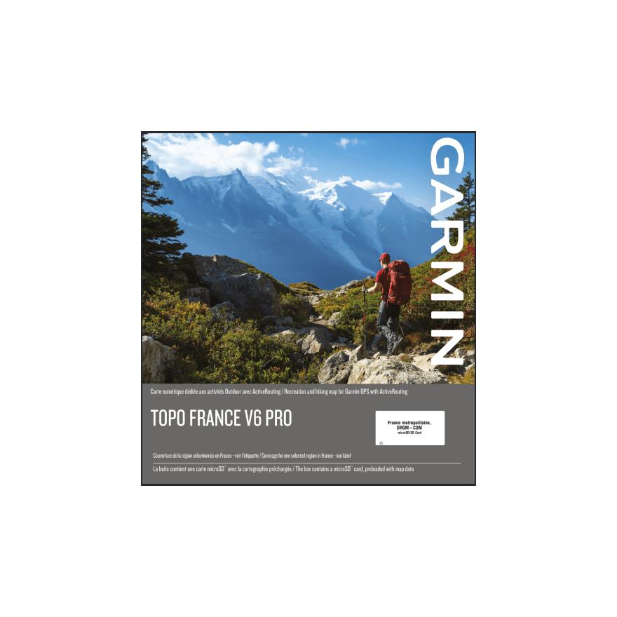 Garmin Topo 1/4 France V6 Pro, Download Voucher Multicolore 