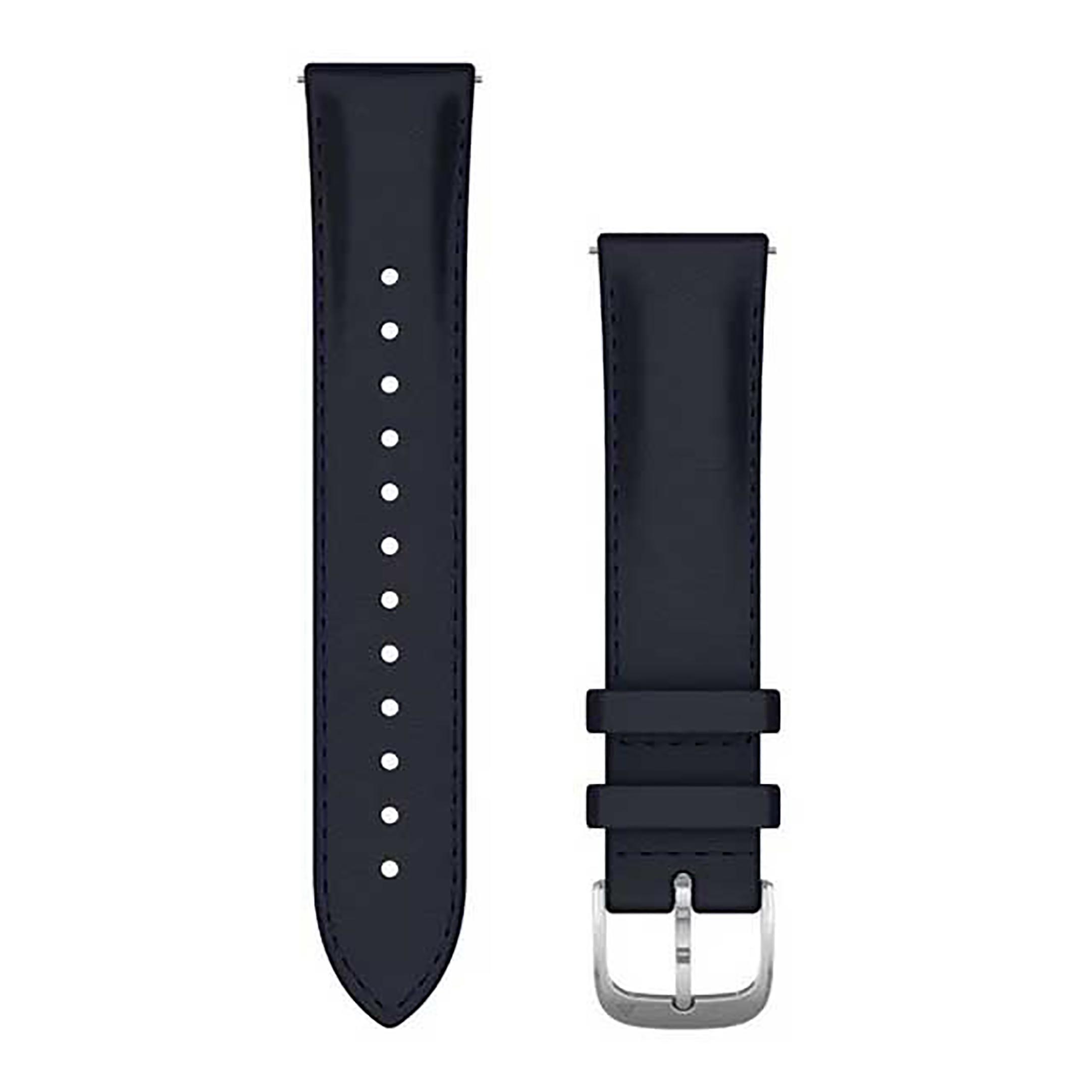 Garmin Bleu Bracelet Quick Release/ 20Mm/ Cuir Italien/ Marine Blue