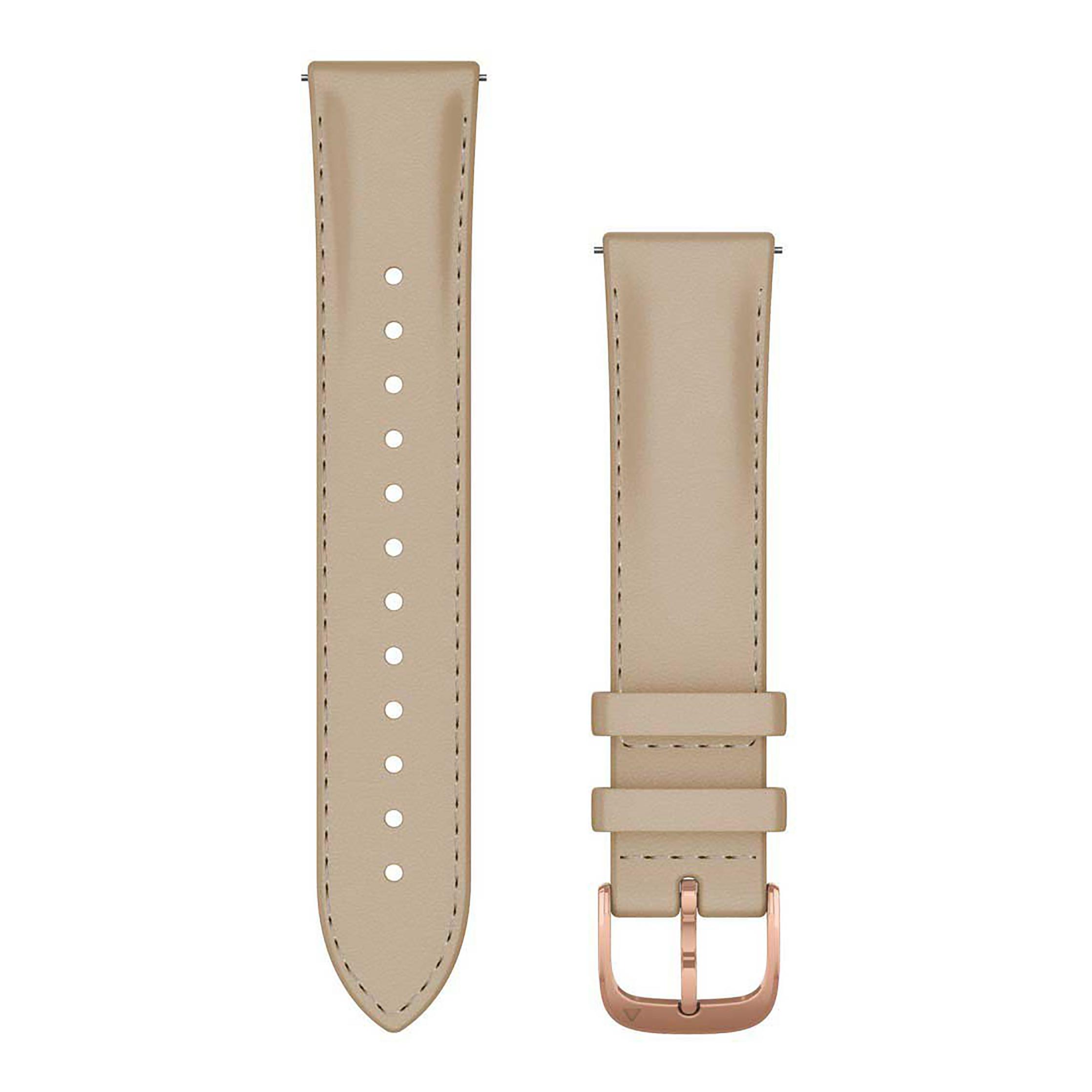 Garmin Beige Bracelet Quick Release/ 20Mm/ Cuir Italien