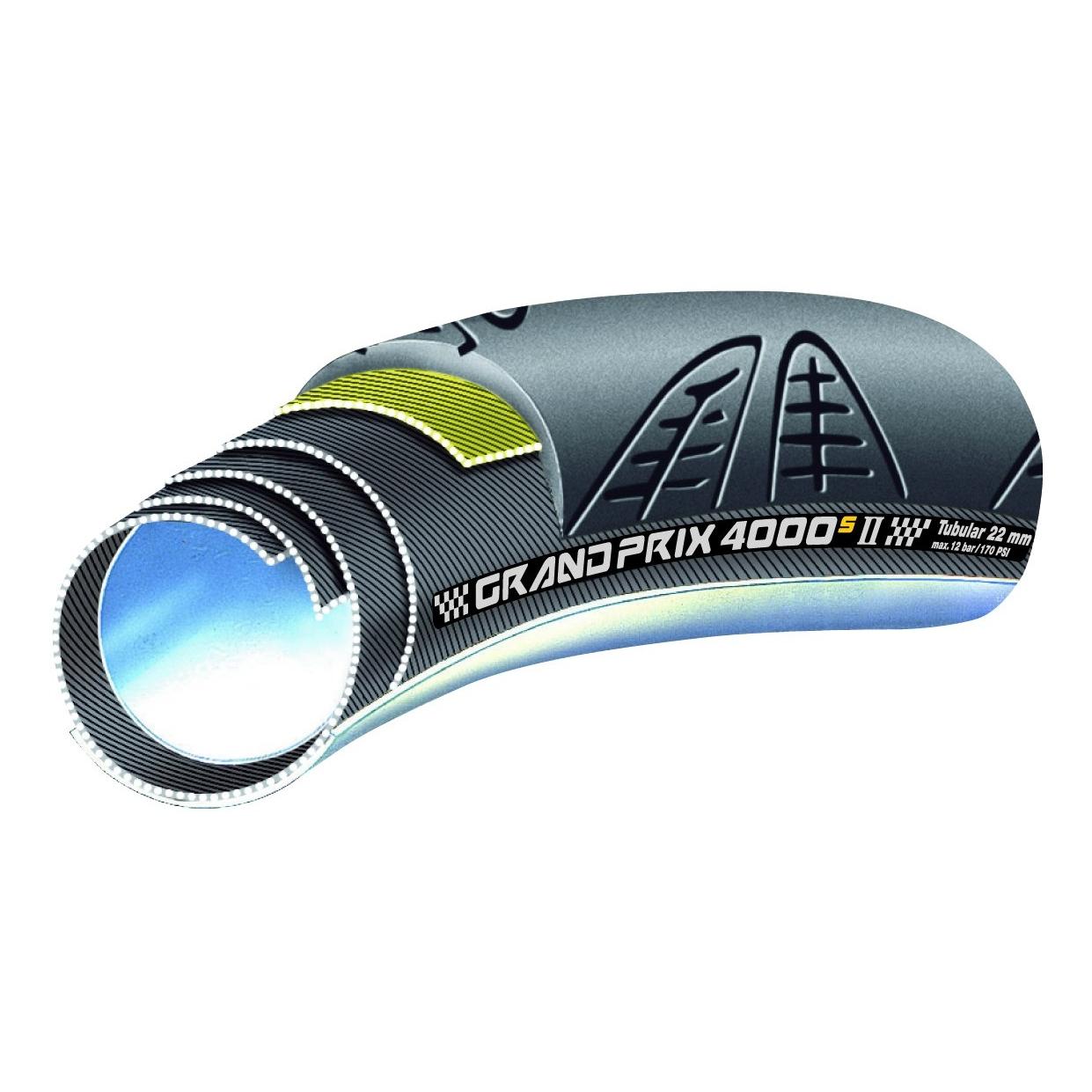 Continental Boyau Grand Prix 4000 S II 700x22C Noir 