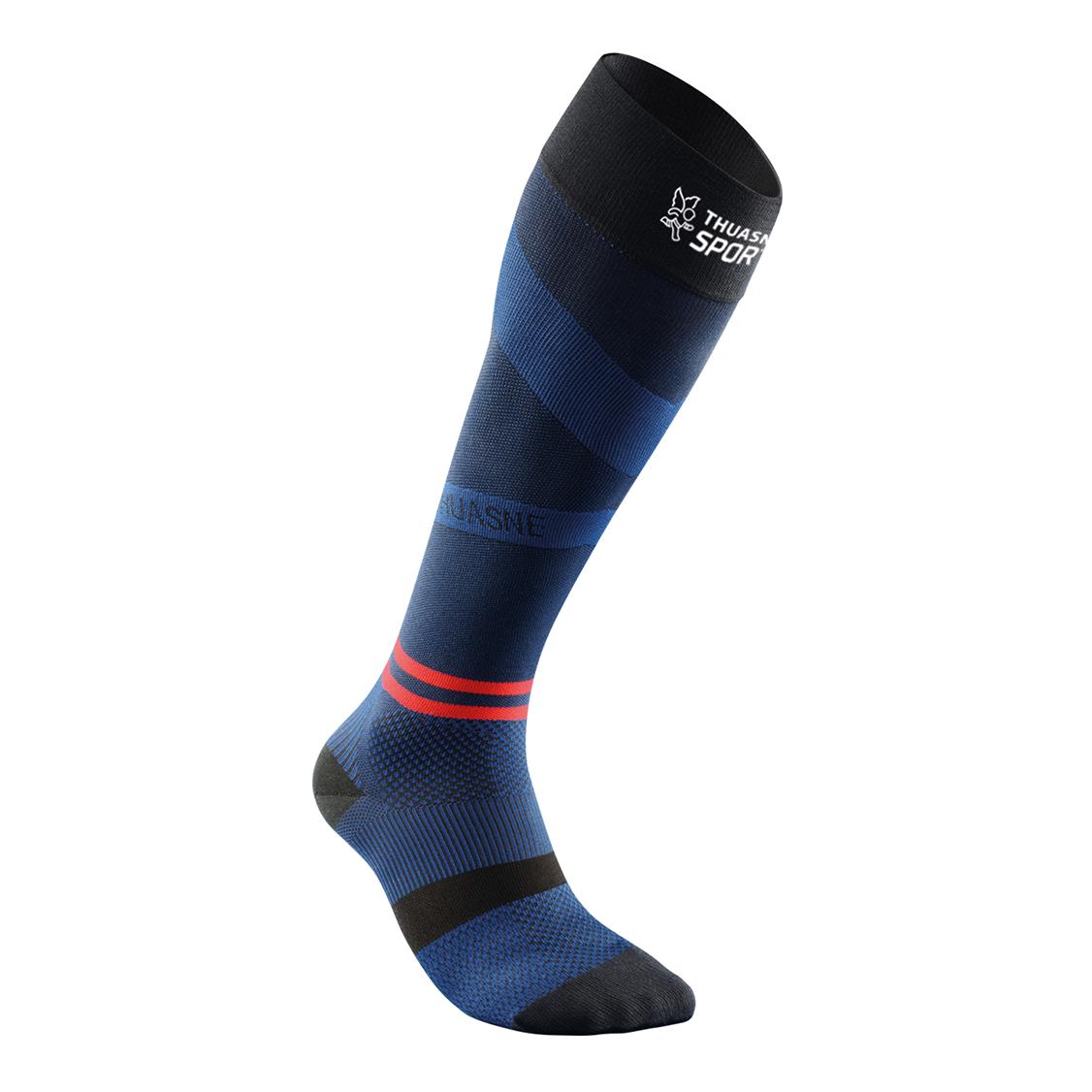 Thuasne Chaussettes longues Run/Trail Up Activ (Longue) Bleu Triathlon 