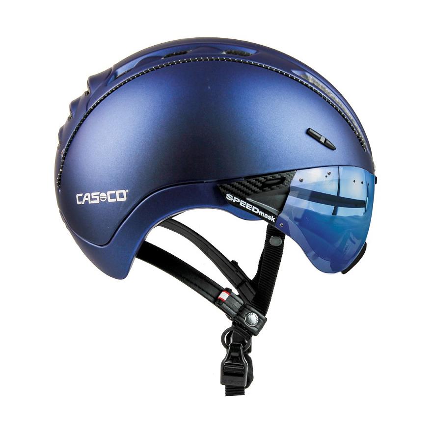 Casco ROADster Plus navy metalic (incl. Visor) Bleu 50/54