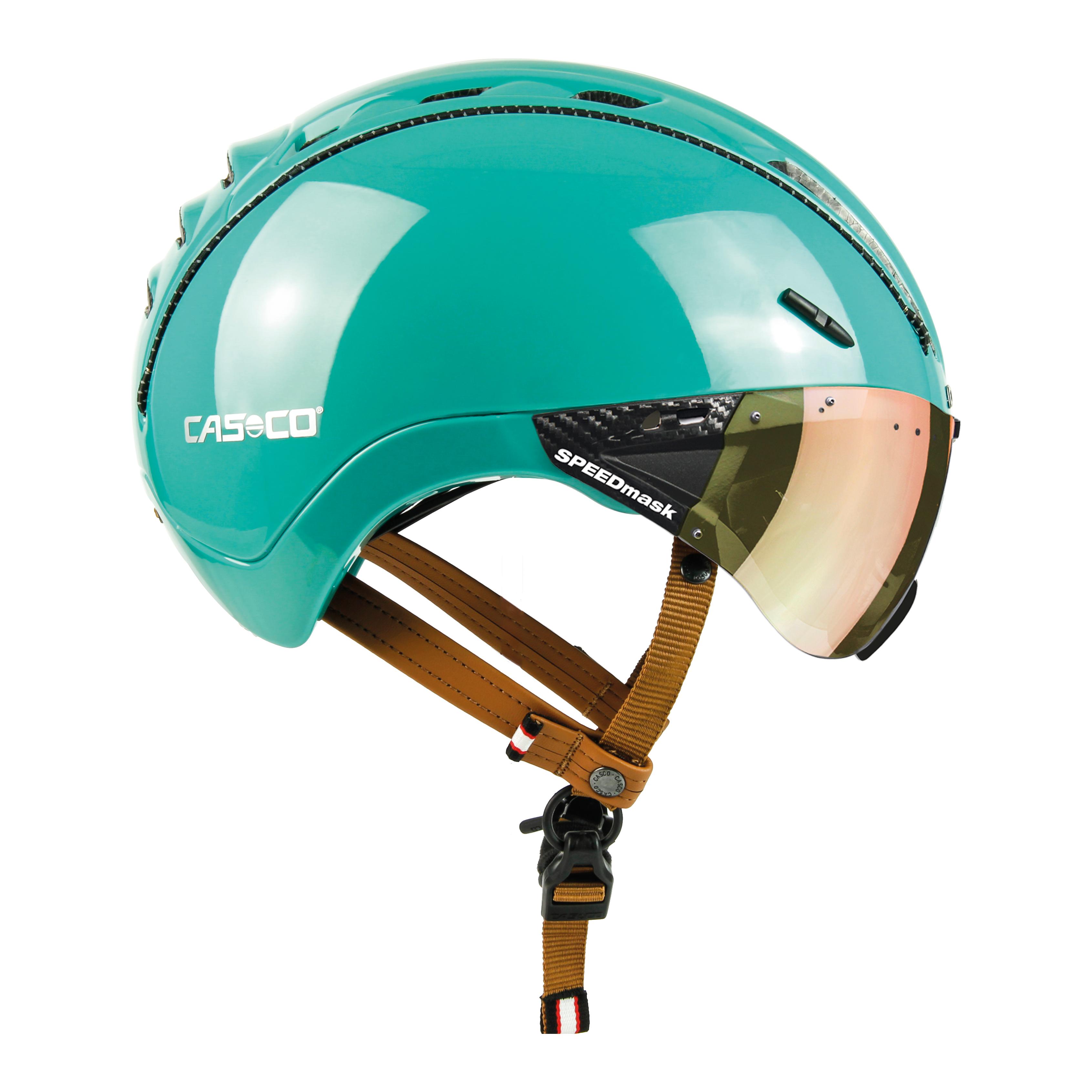 Casco ROADster Plus jade shiny (incl. Visor) Turquoise 55/57