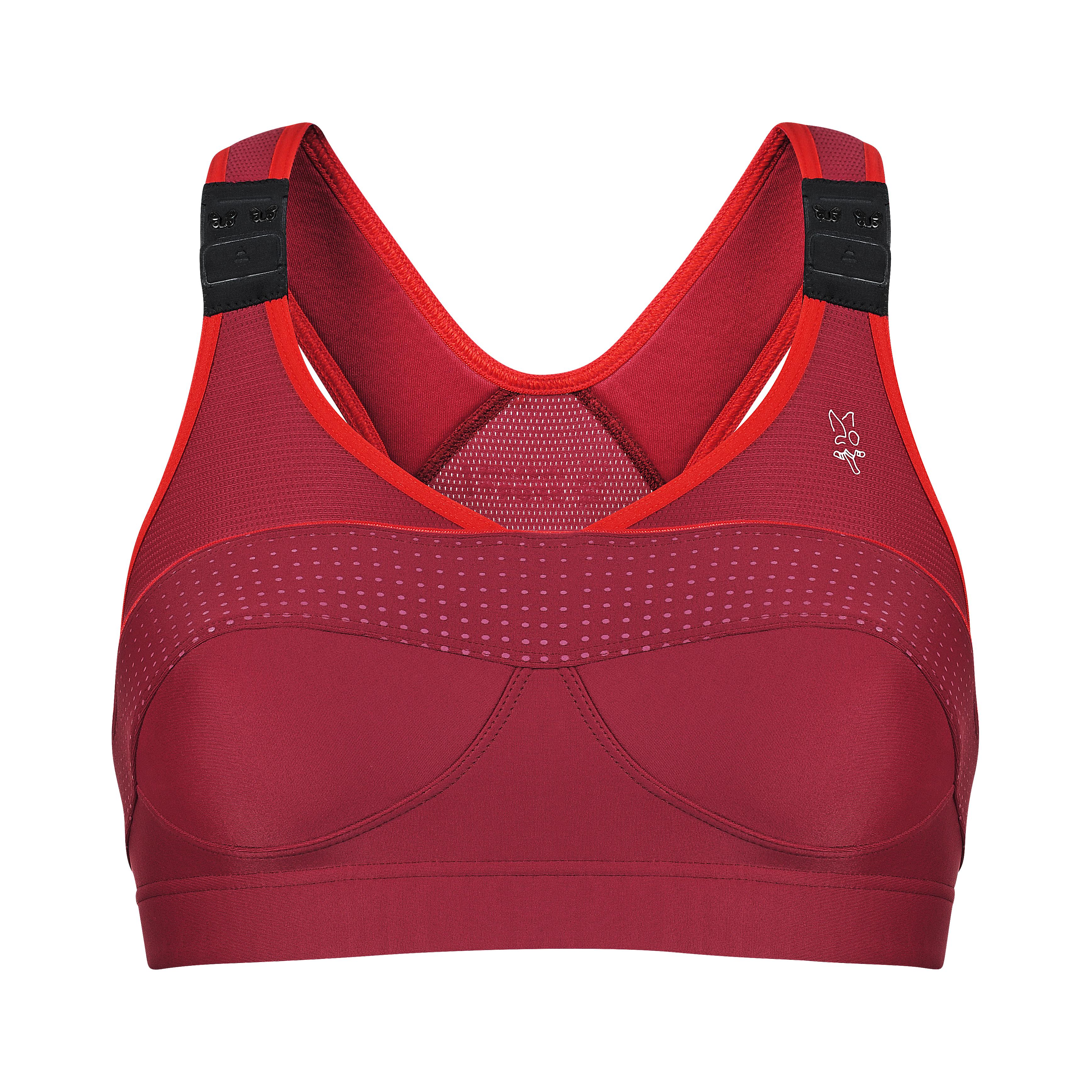 Thuasne Brassière Top Strap X-Back Rouge 105E 