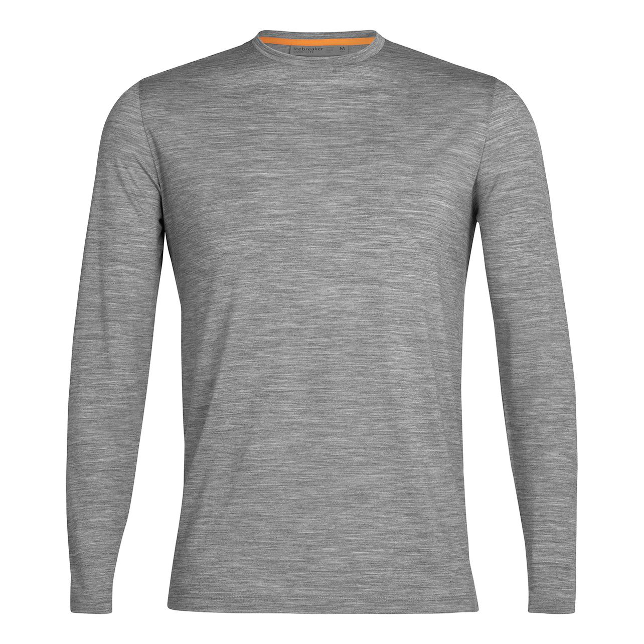 icebreaker Sphere II Long Sleeve Tee Gris S 