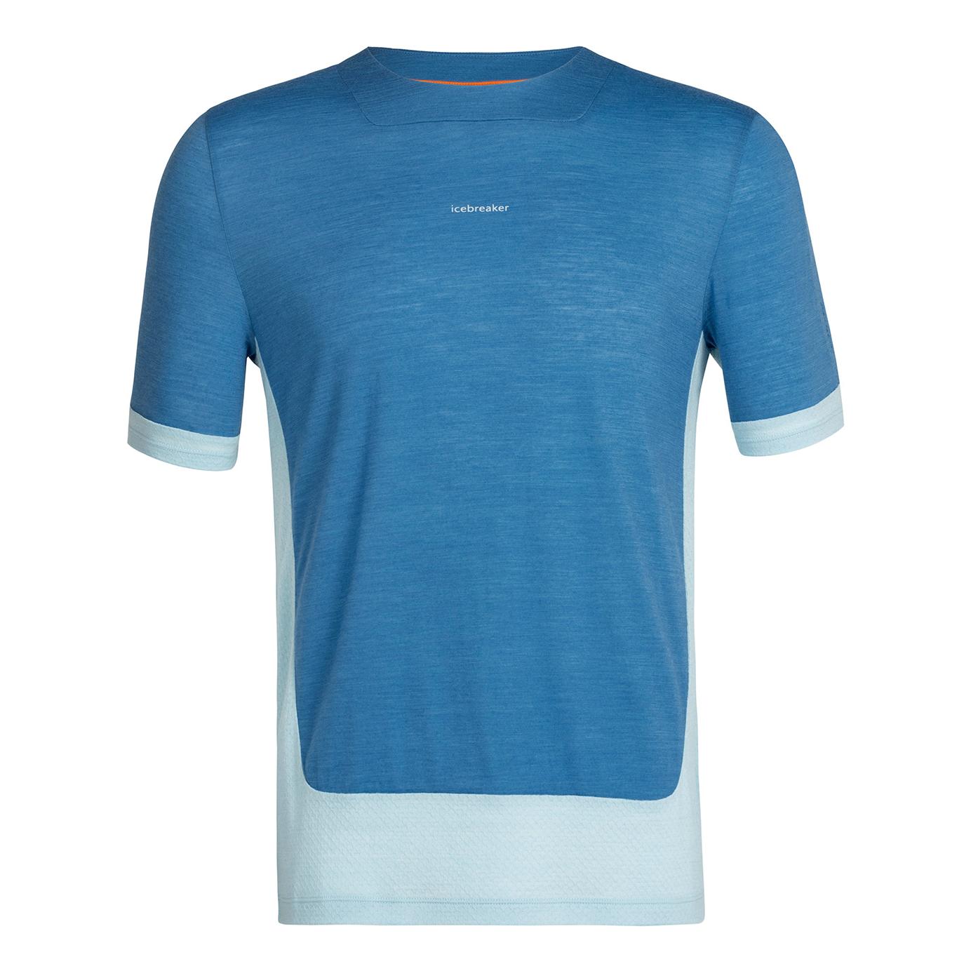 icebreaker Zoneknit Short Sleeve Tee Bleu S 