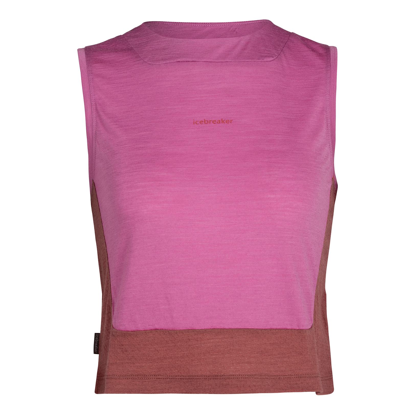 icebreaker Zoneknit Tank Magenta S 