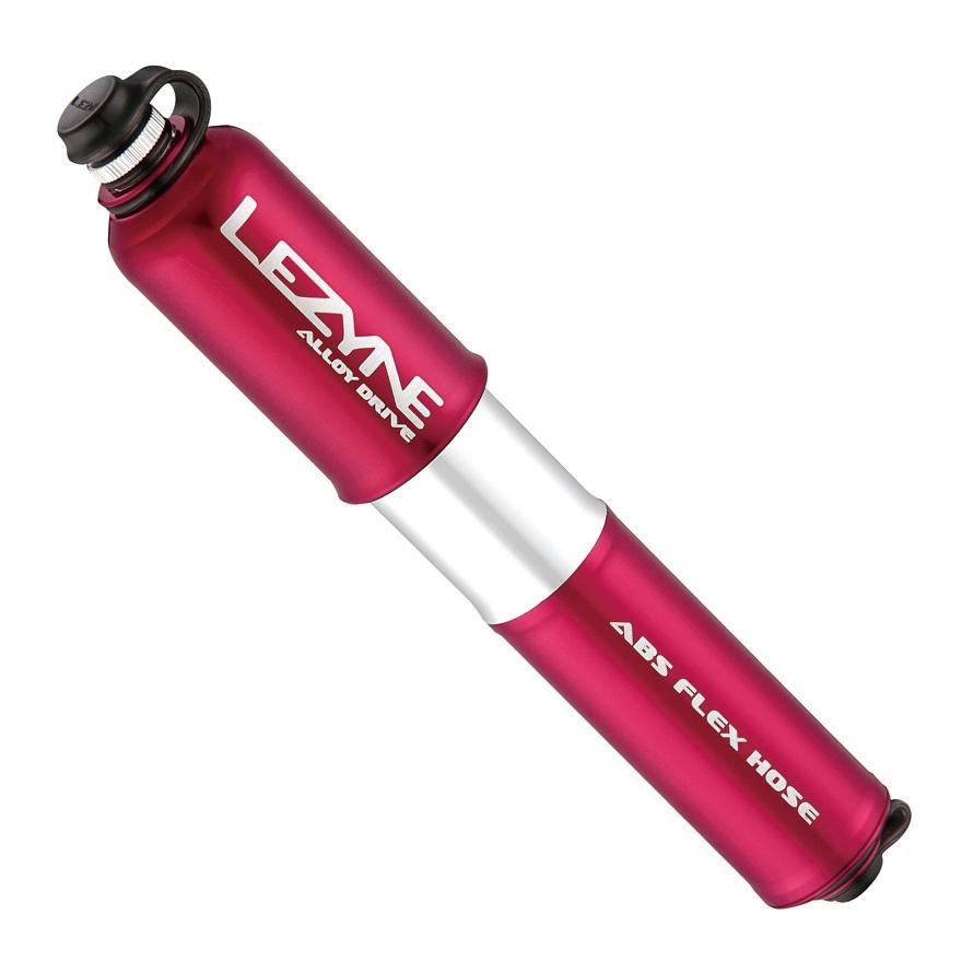 Lezyne Mini-pompe Alloy Drive HV Rouge 