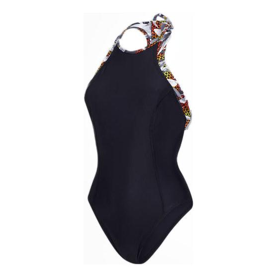 Speedo Ultra Fizz High Neck Swimsuit Noir XS 