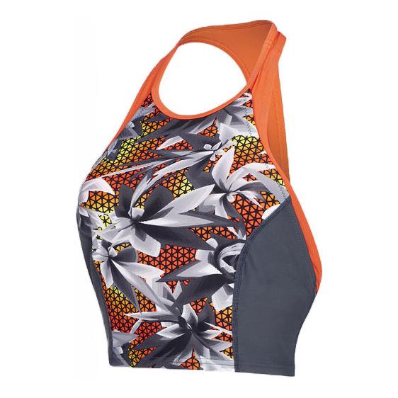 Speedo Hydra Fizz Racerback Tankini Gris XS 