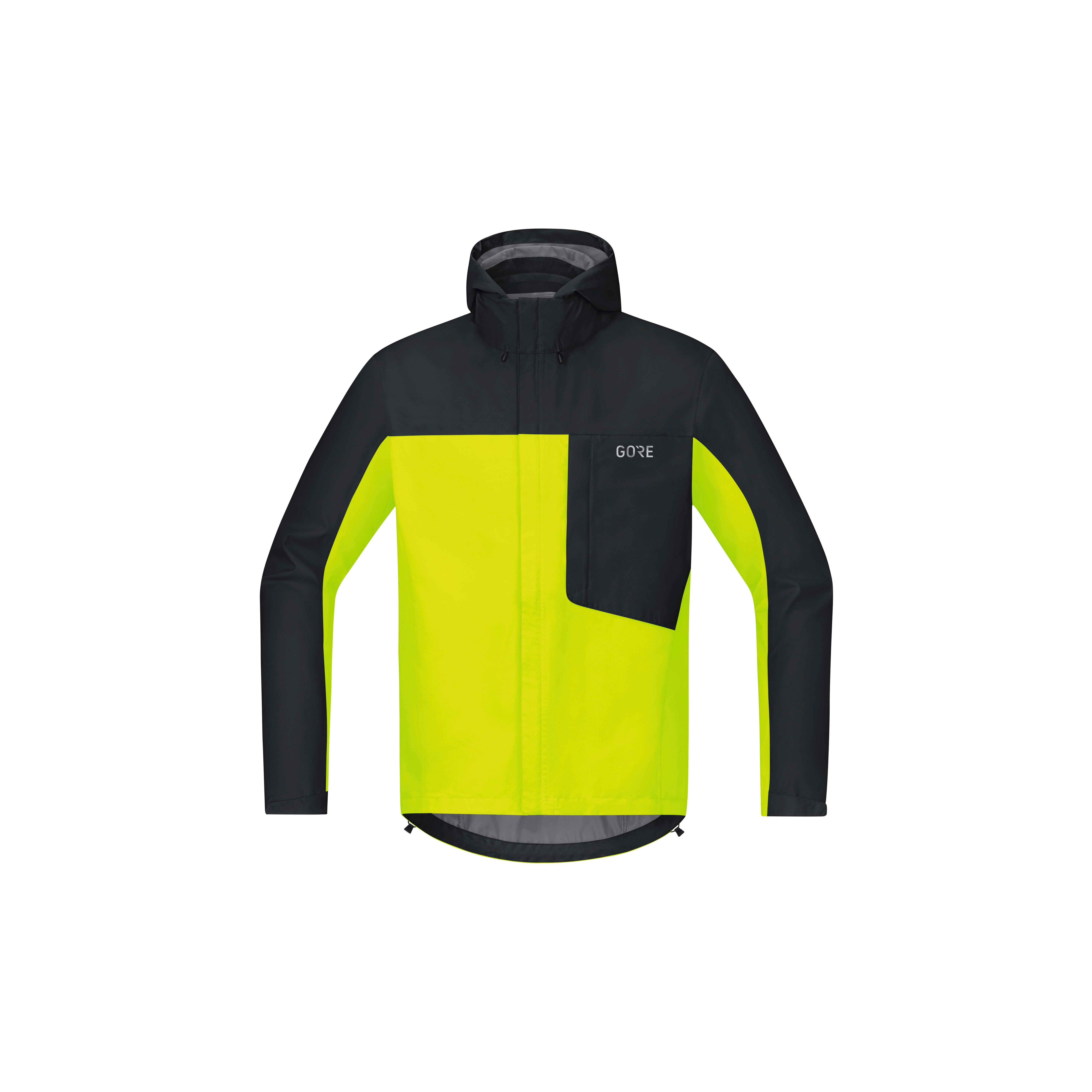 Gore Wear Veste à capuche C3 GORE-TEX® Paclite Jaune Fluo/Noir Jaune fluo S 