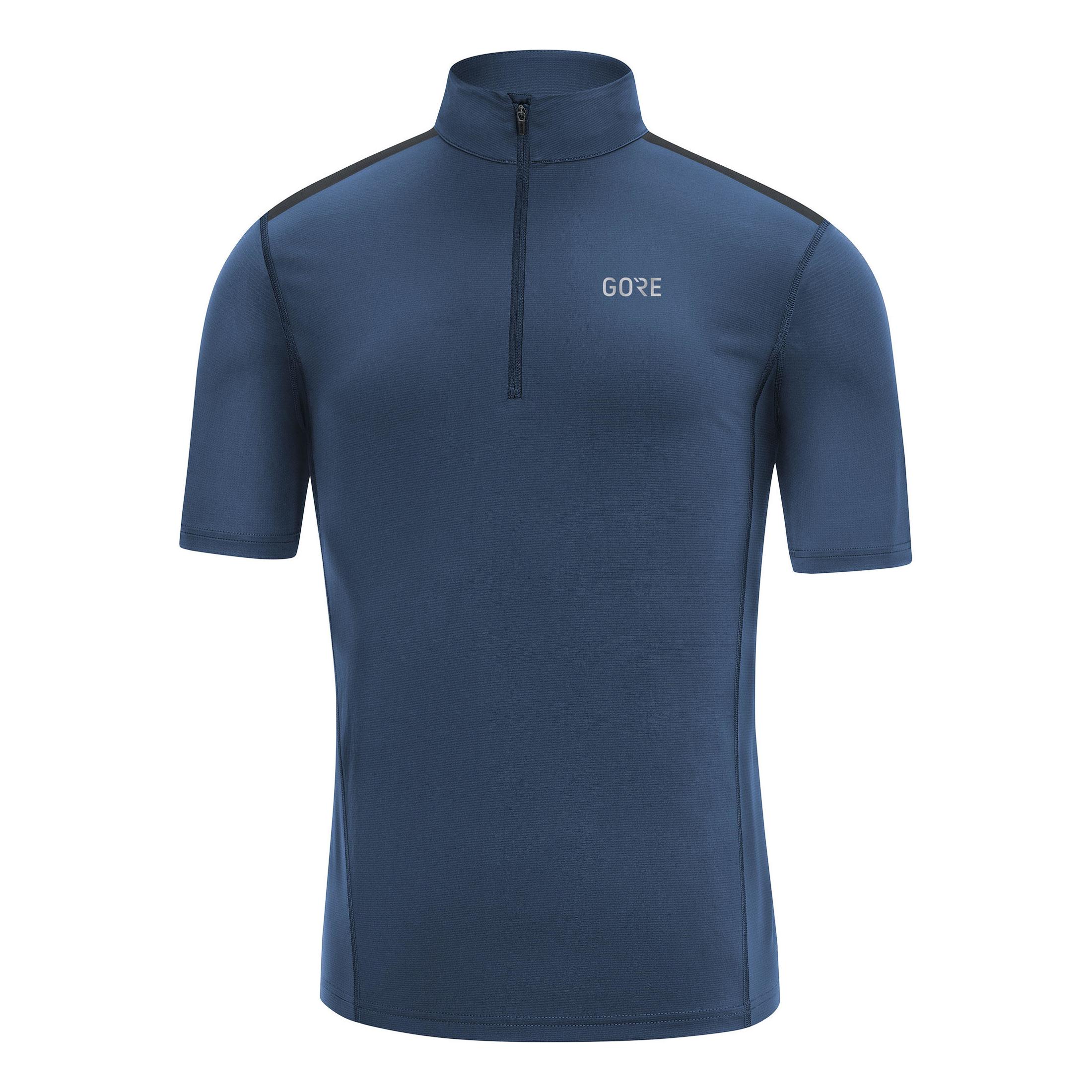 Gore Wear R5 Maillot Zip Bleu foncé S 