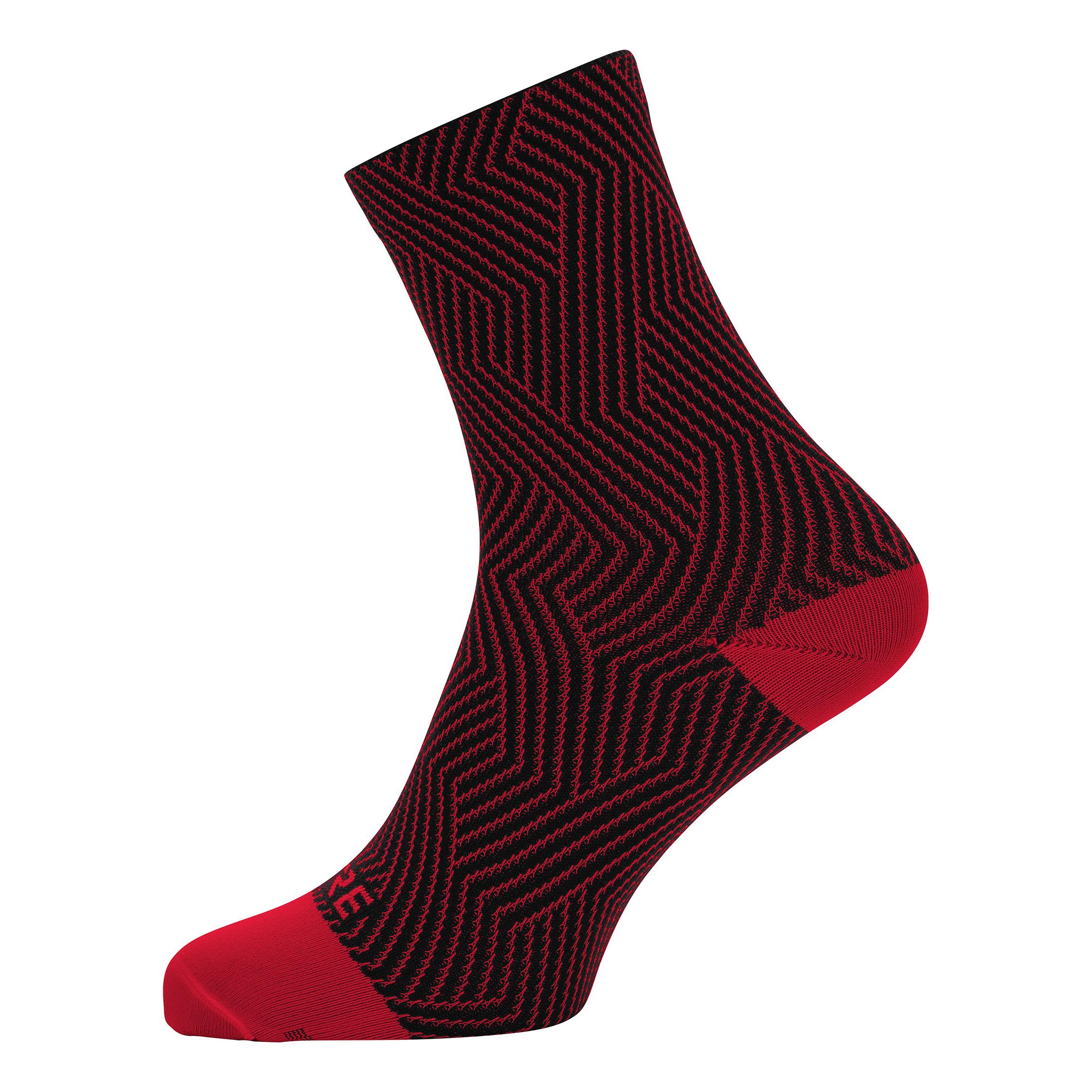 Gore Wear C3 Optiline Chaussettes Mi-Hautes Rouge 35/37 