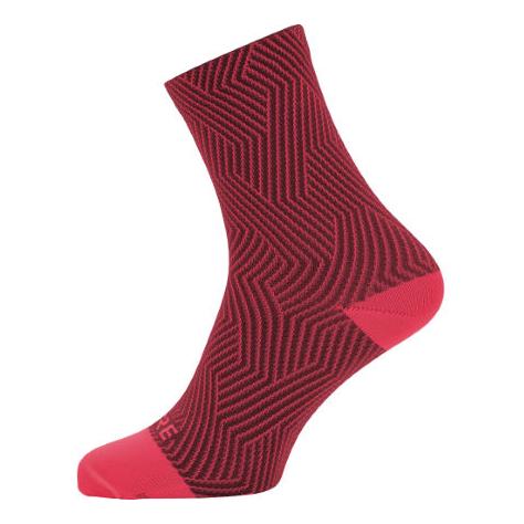 Gore Wear C3 Chaussettes mi-hautes Rouge 35/37 