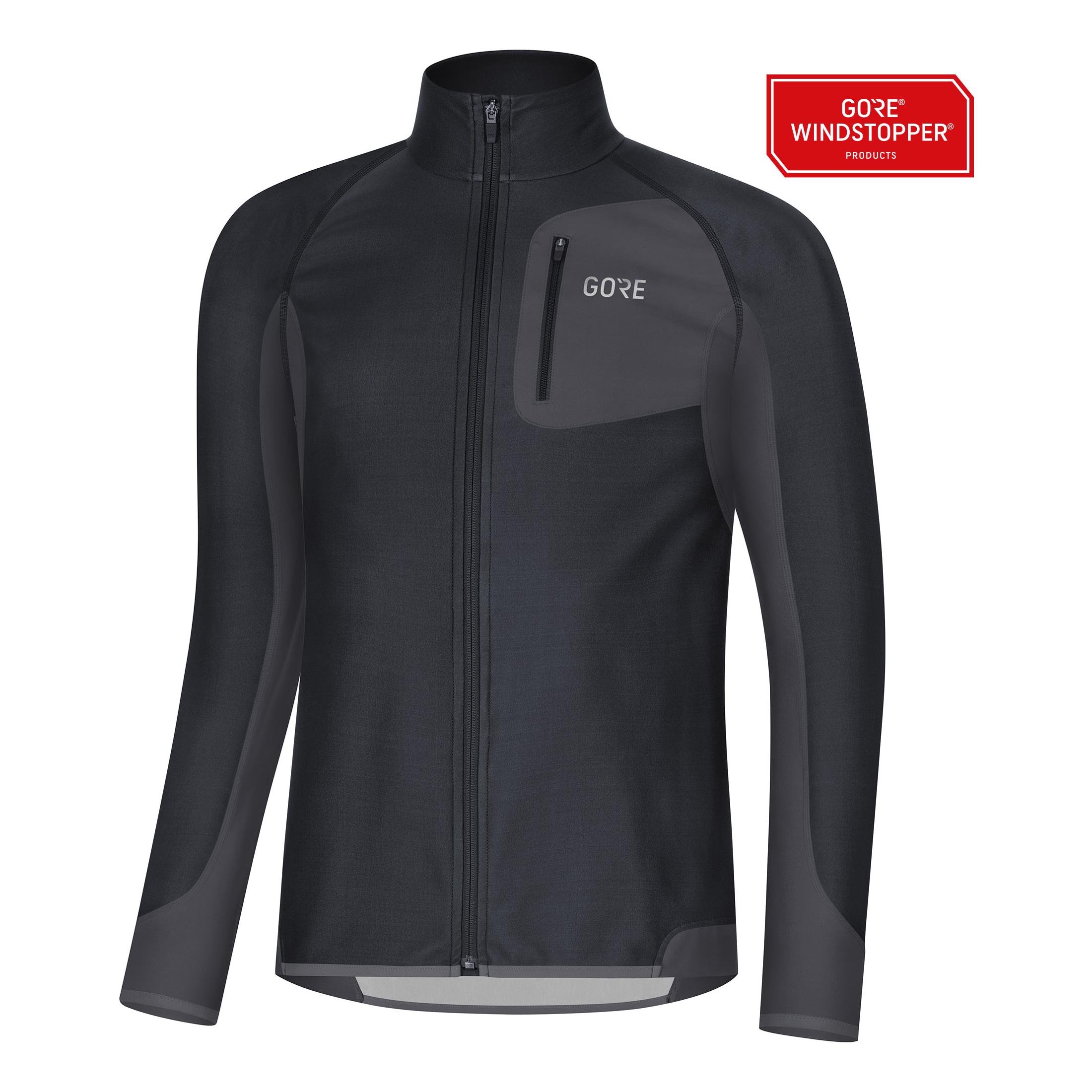 Gore Wear R3 Maillot Partial Gore Windstopper Noir M 