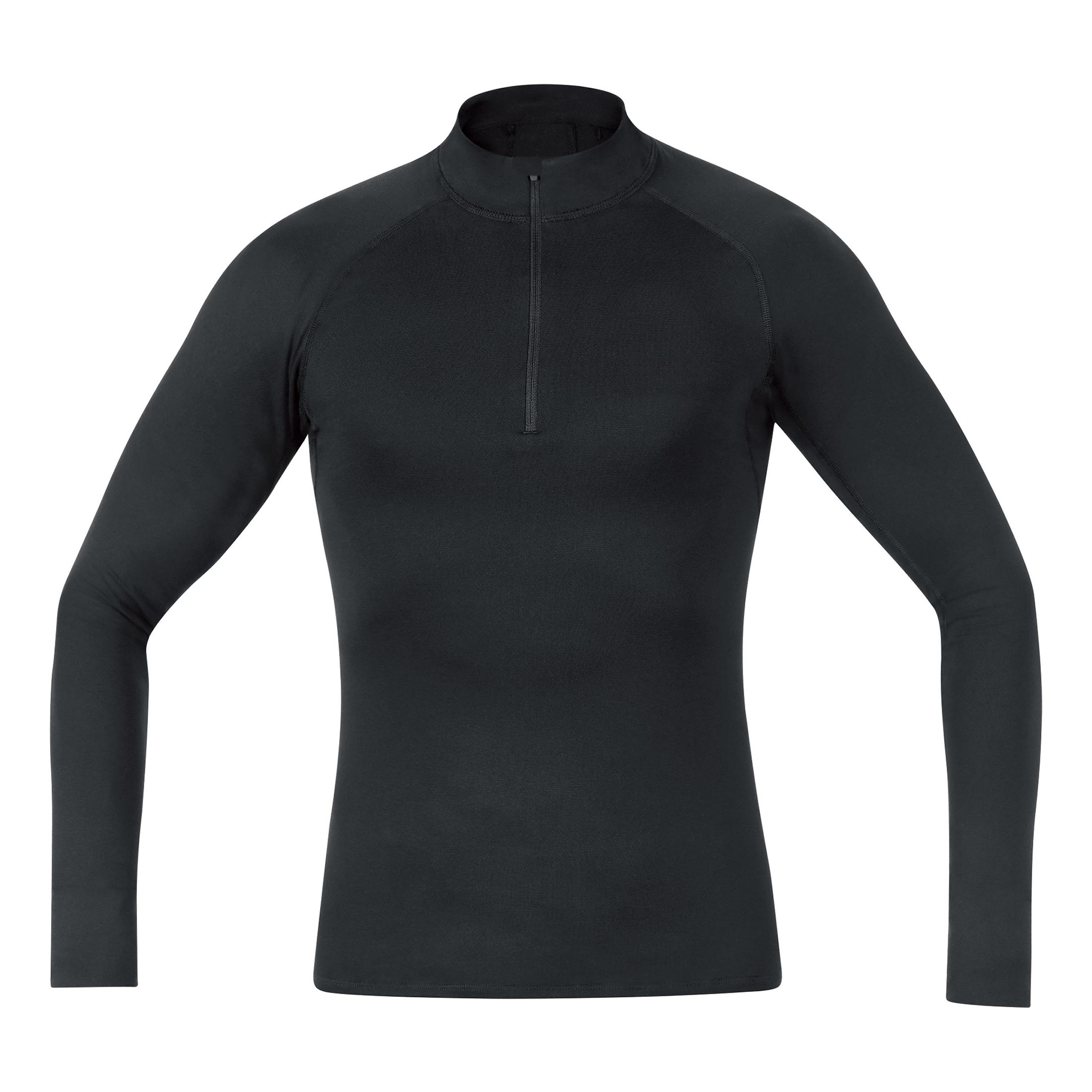Gore Wear Base Layer Thermo Maillot 1/2 Zip Noir L 