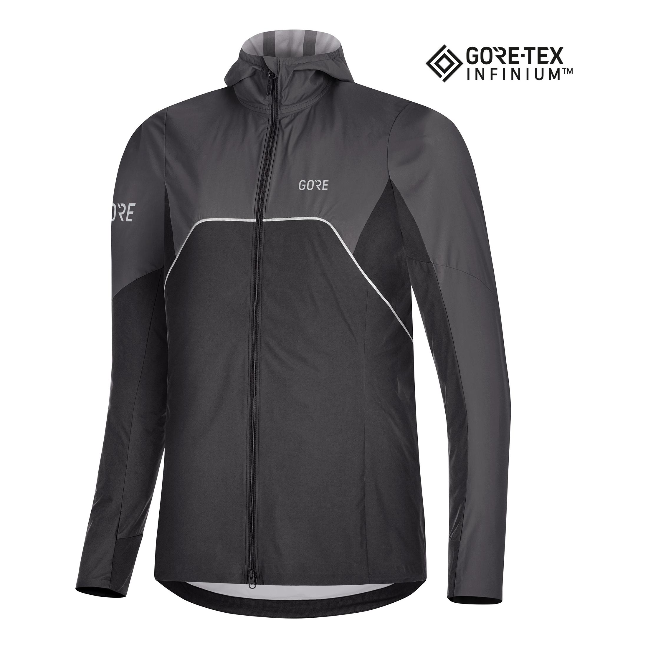 Gore Wear R7 Partial Gore-Tex Infinium Hooded Jacket Noir 38 