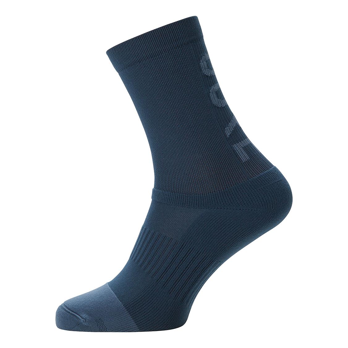 Gore Wear C3 Brand Chaussettes Mi-Hautes Bleu 35/37 