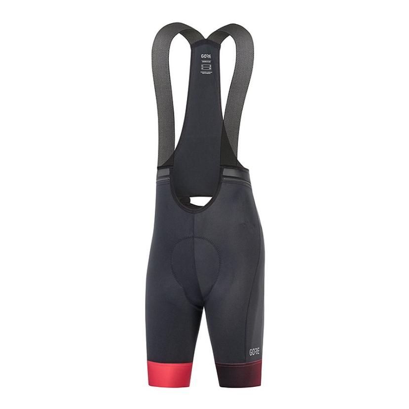 Gore Wear Ardent Cuissard à bretelles+ Black / Hibiscus Pink Noir 38 