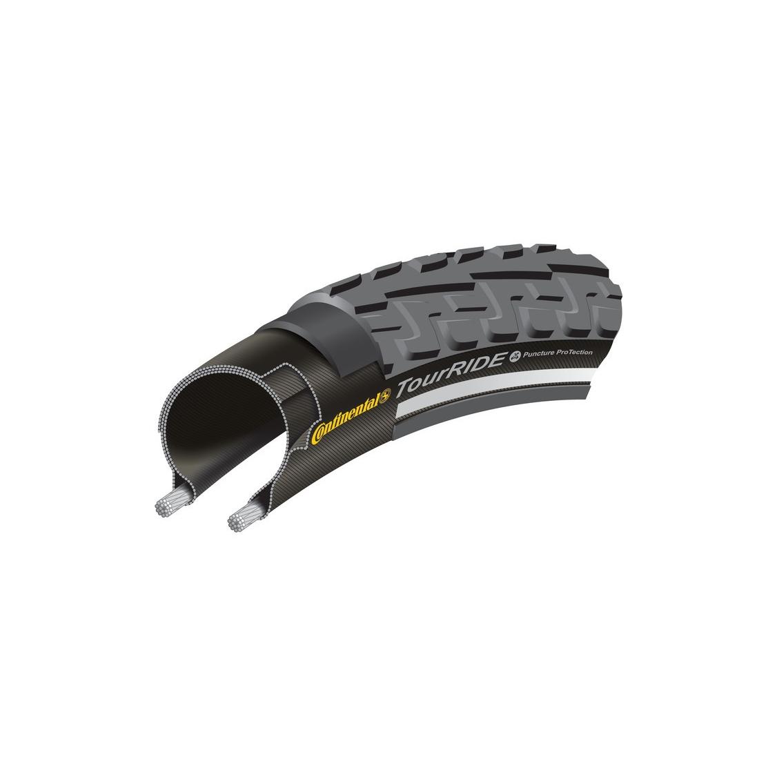 Continental Tour Ride 700x32C (32-622) Reflex Noir 