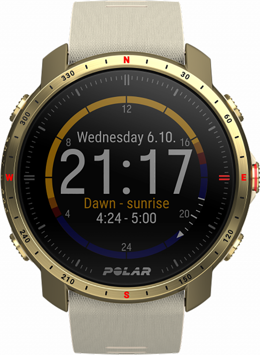 Polar Grit X Pro Champ/Gld Saphire S-L Doré 