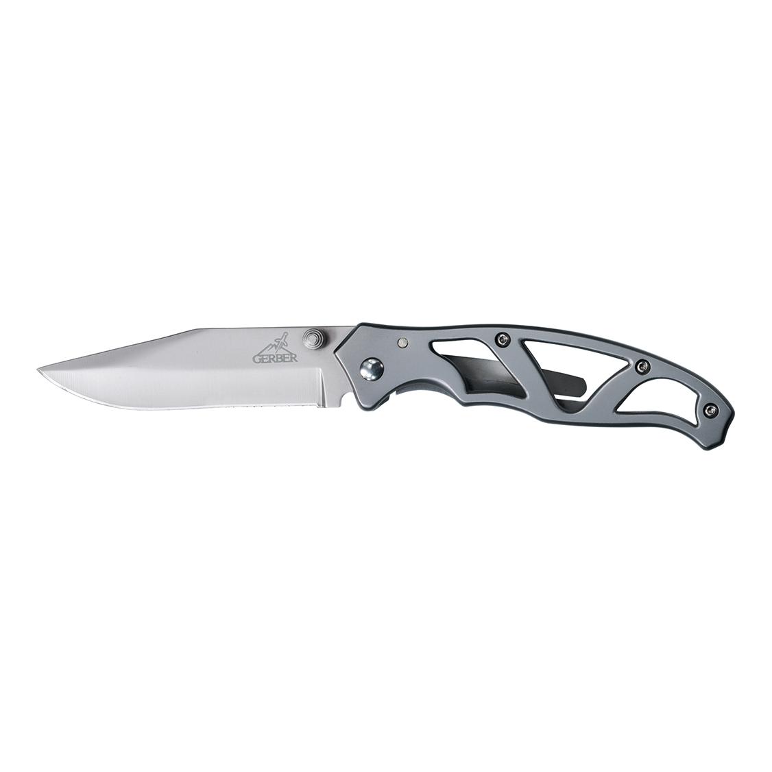 Gerber Paraframe I Folder Fine Edge Gris 