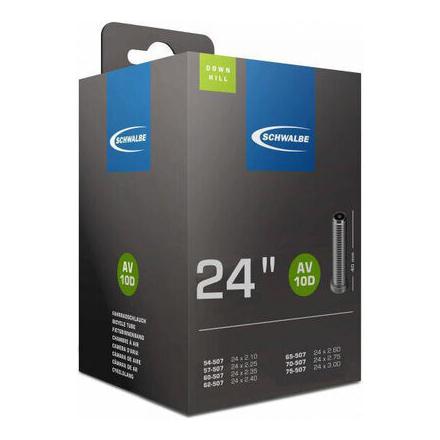 Schwalbe CHAMBRE À AIR SCHWALBE 24x2.10-3.00 DOWNHILL VALVE STANDARD 40 mm Noir 