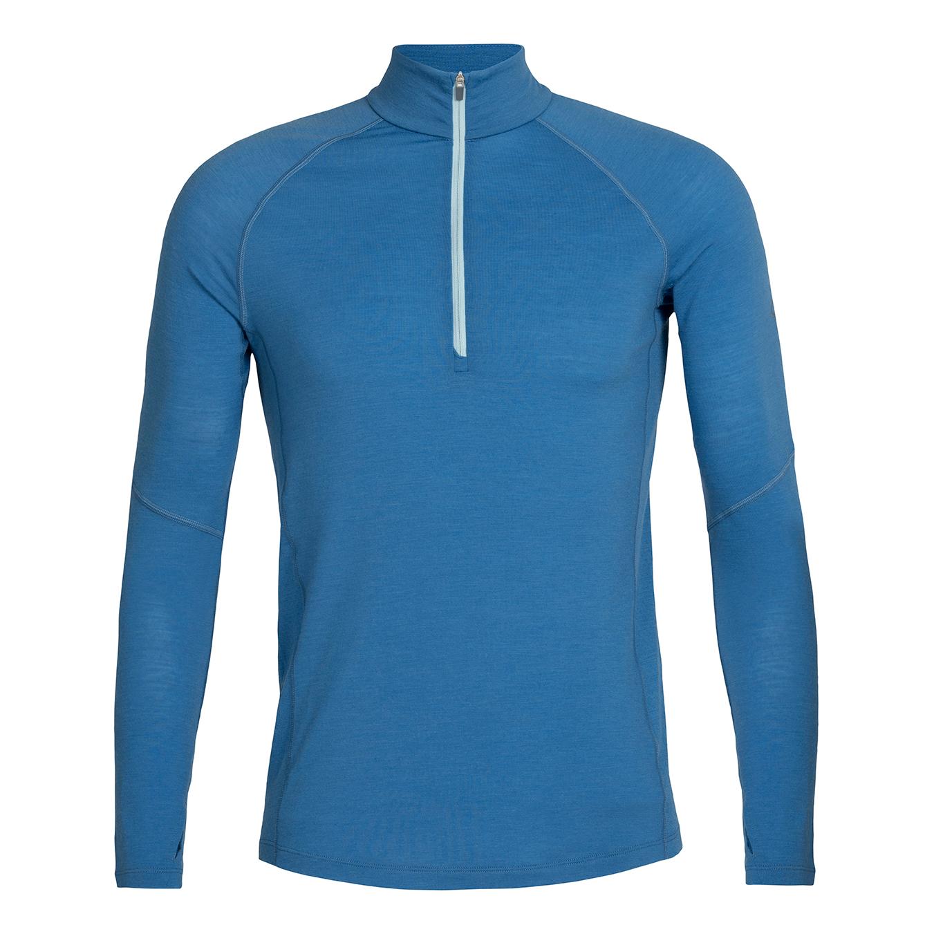 icebreaker 150 Zone Long Sleeve Half Zip Bleu M 