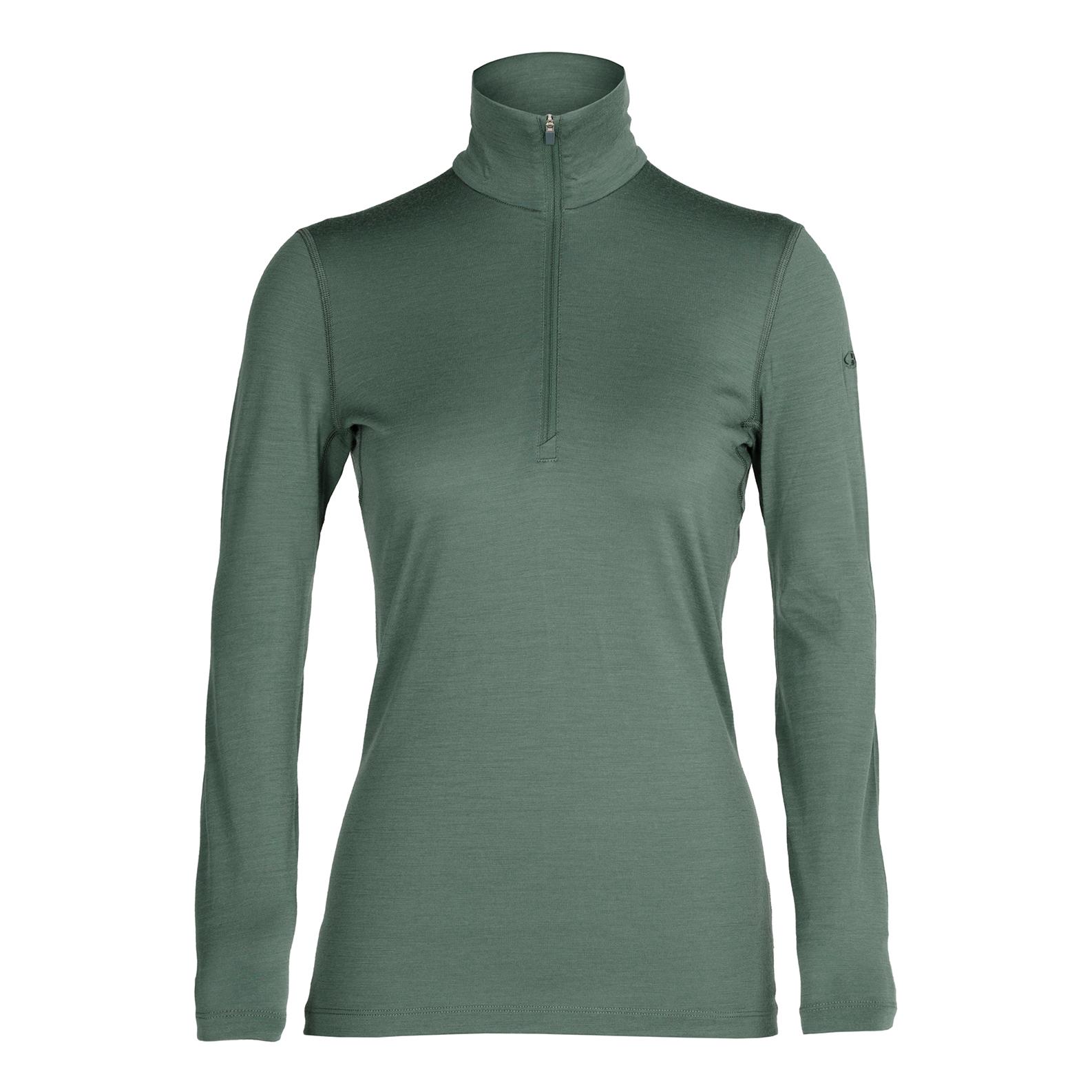 icebreaker 200 Oasis Long Sleeve Half Zip Vert M 