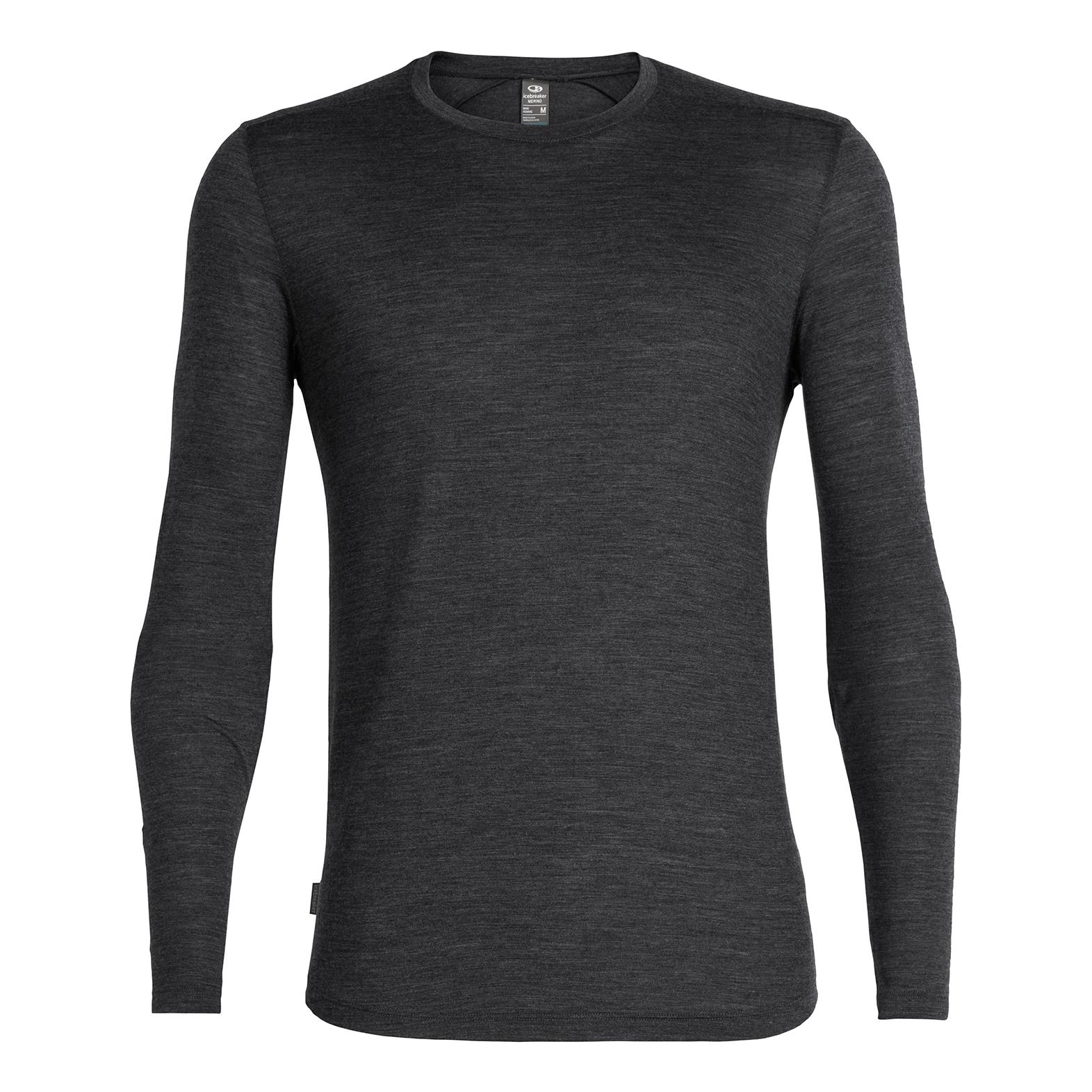icebreaker Sphere Long Sleeves Crewe Noir S 