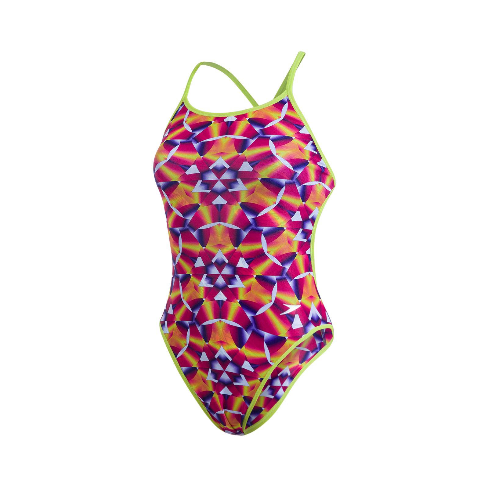 Speedo Rain Splice Flip Reverse 1 Piece Violet 40 