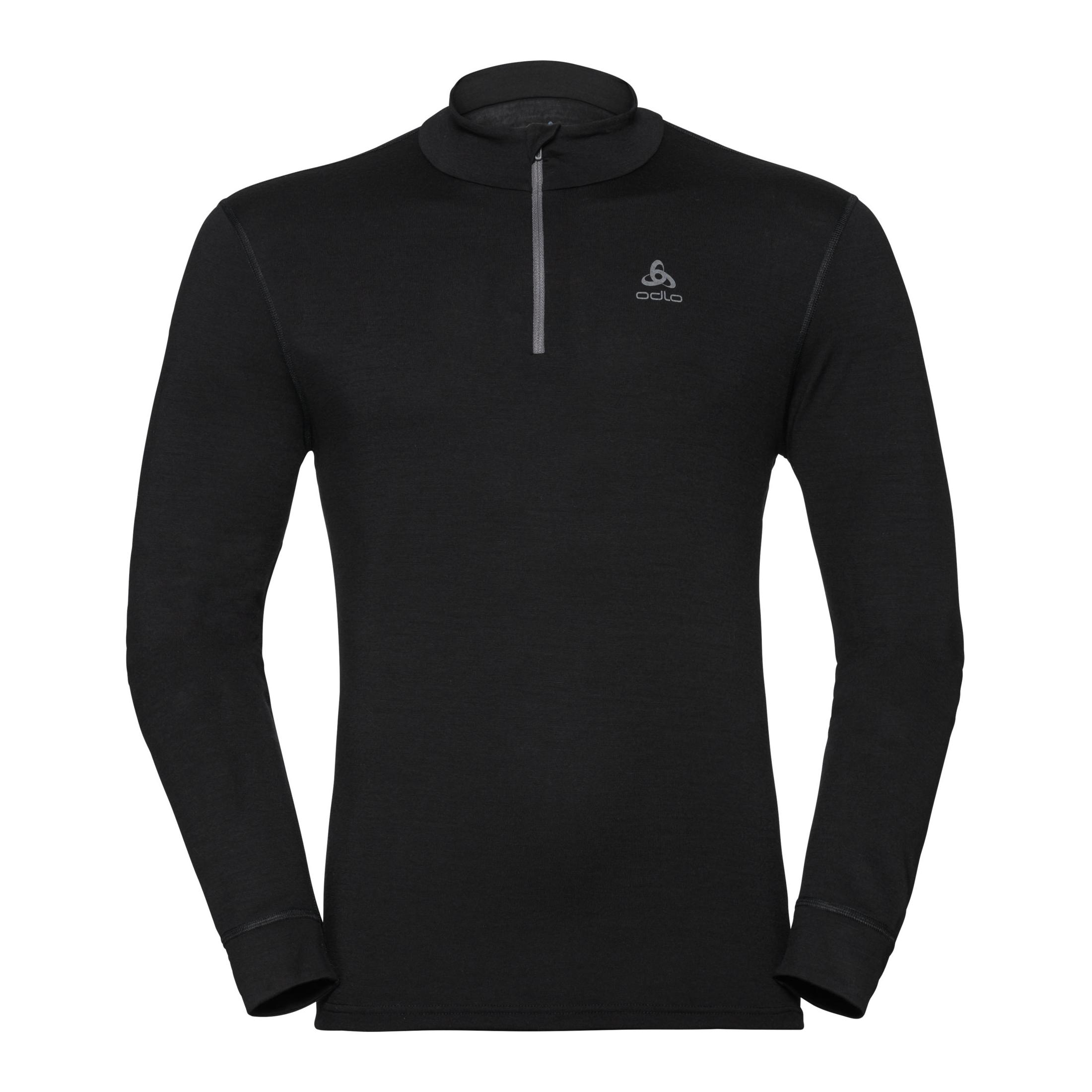 Odlo T-Shirt Manches Longues Natural 100% Merino Warm Noir S 